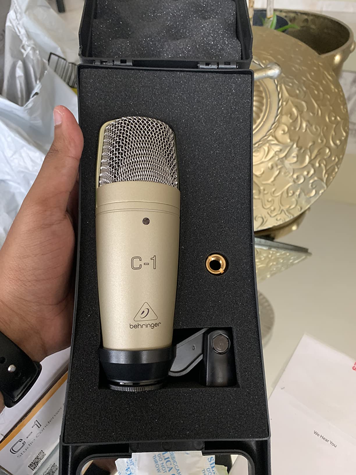 Behringer C-1 Studio Condenser Microphone customer photo 2