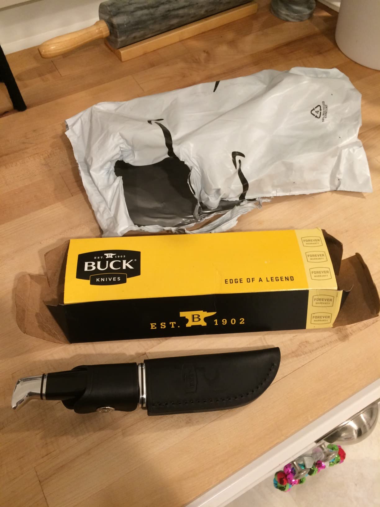 Buck Knives 103 Skinner Hunting Knife, 4