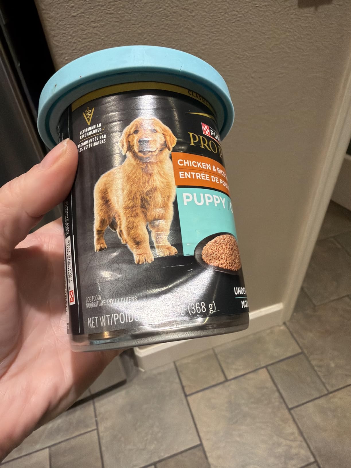 Purina Pro Plan Wet Puppy Food Pate, Classic Chicken and Rice Entree - (Pack of 12) 13 oz. Cans customer photo 1