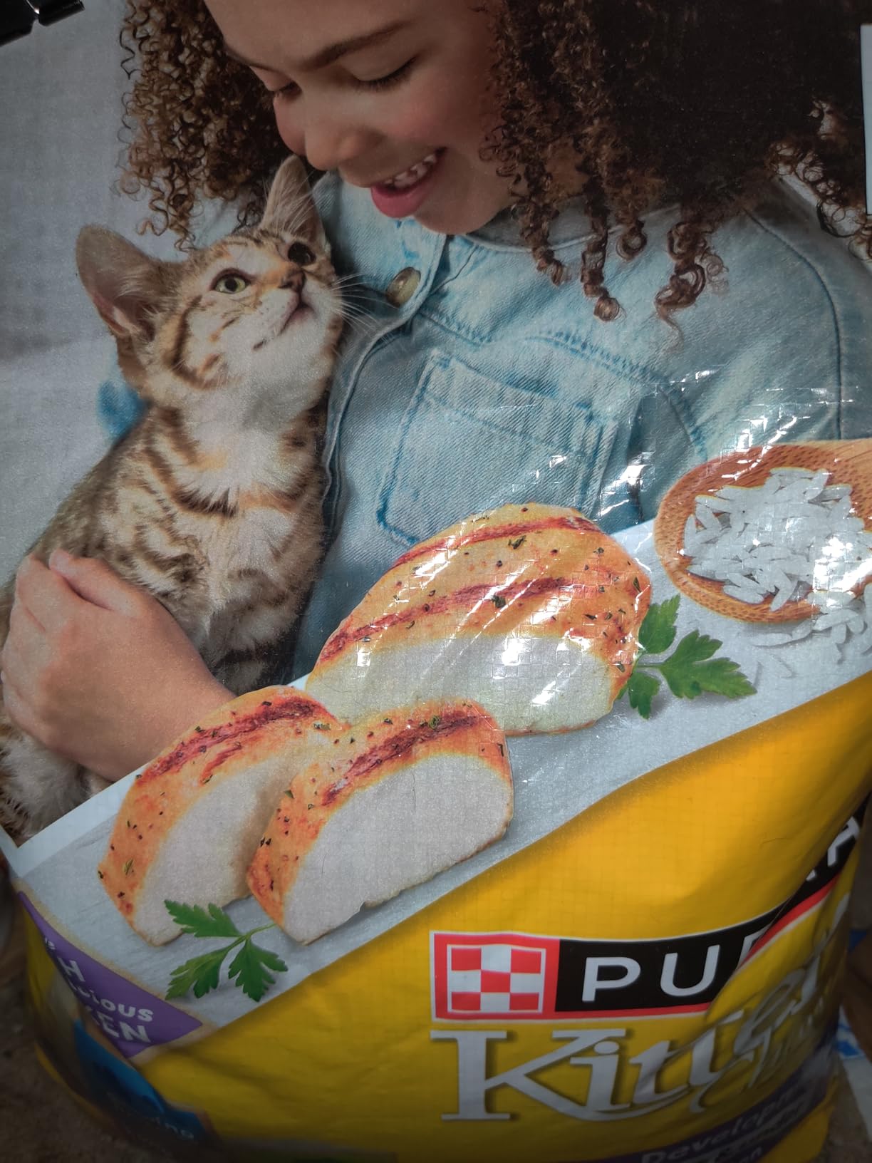 Purina Kitten Chow Nurturing Formula Kitten Dry Cat Food, 14 lb. Bag customer photo 1