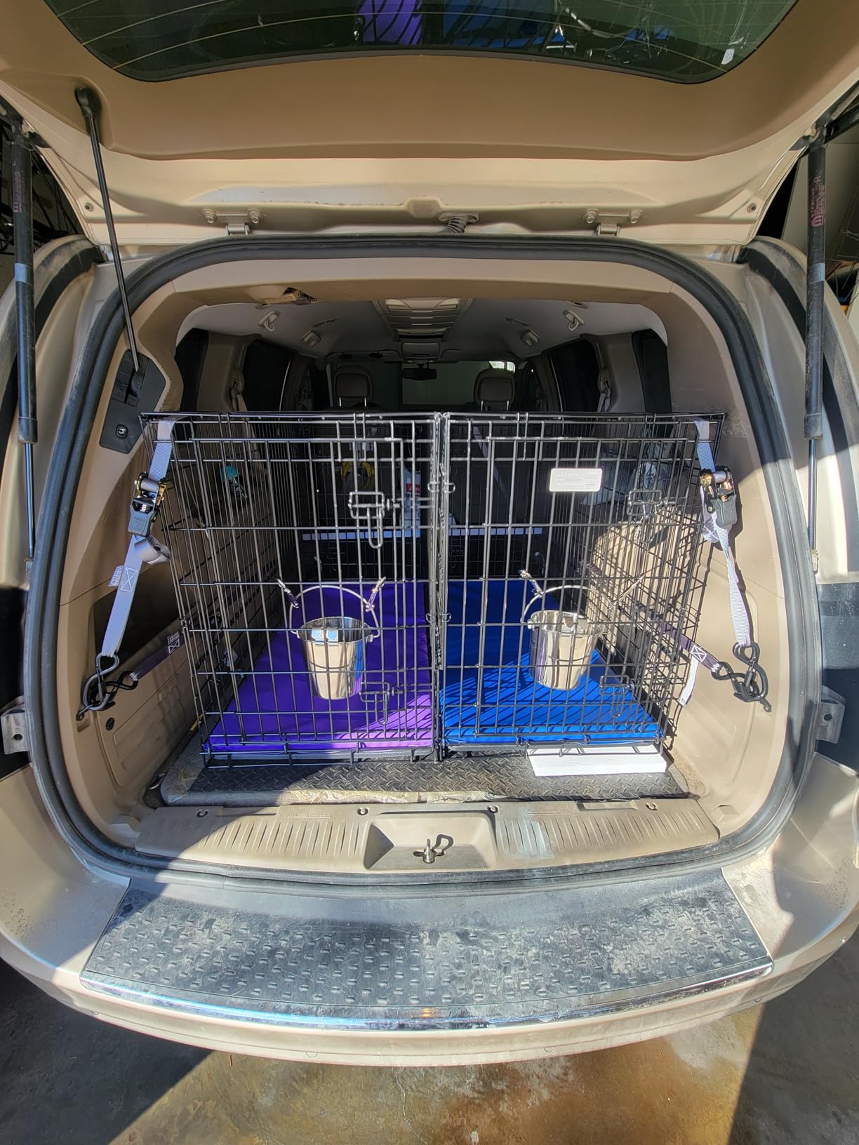 MidWest Homes for Pets Solutions Series Large Side-by-Side SUV Dog Crate customer photo 1