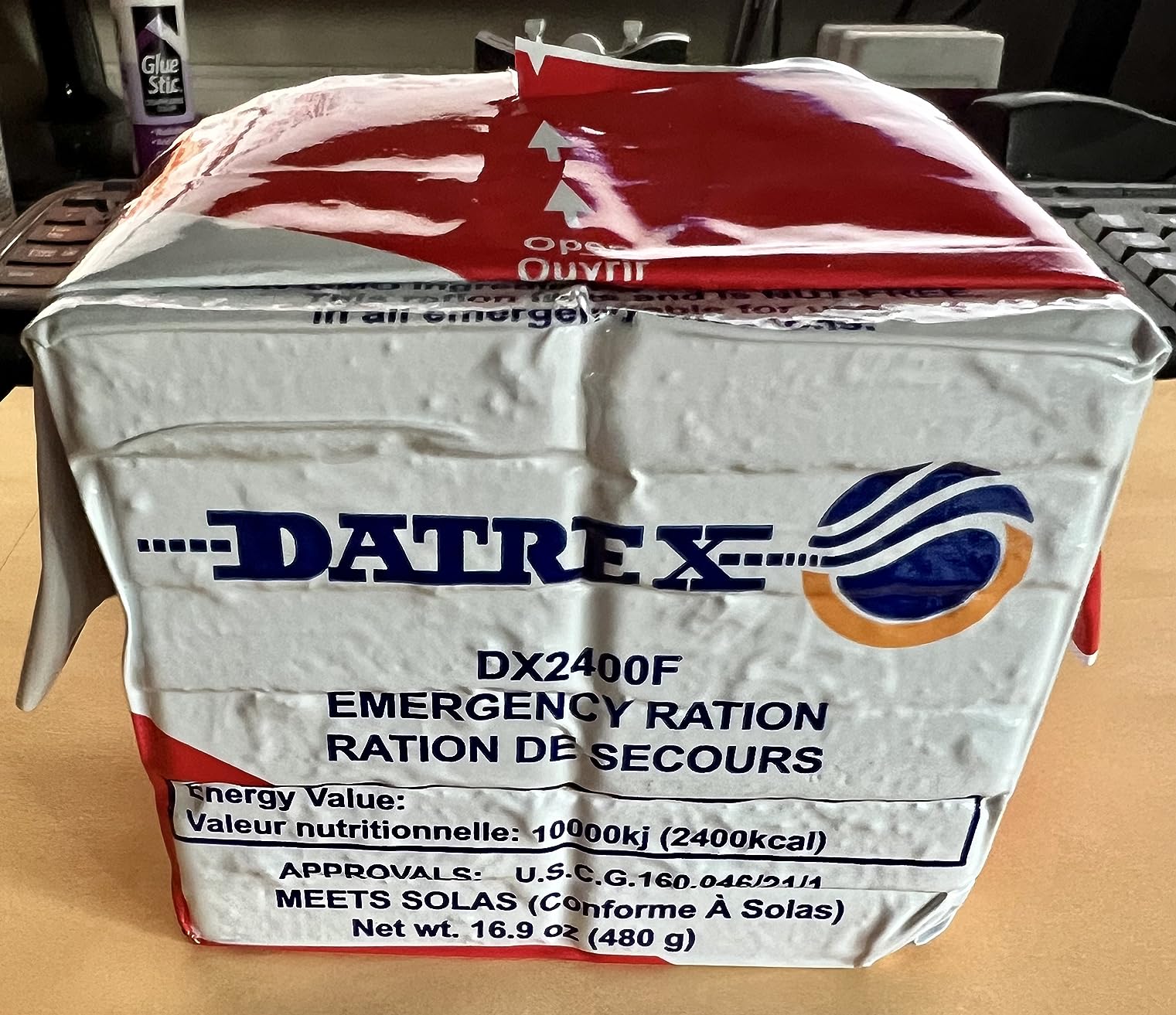 DATREX Emergency Food Ration Bars for Disaster or Survival, 2400 Calories per Pack of 12 Bars customer photo 1