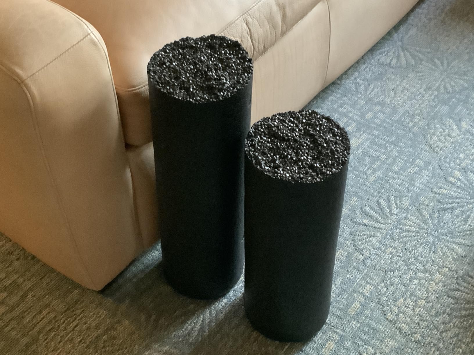 OPTP AXIS Firm Foam Roller, High Density Foam Roller for Physical Therapy (Black, 36