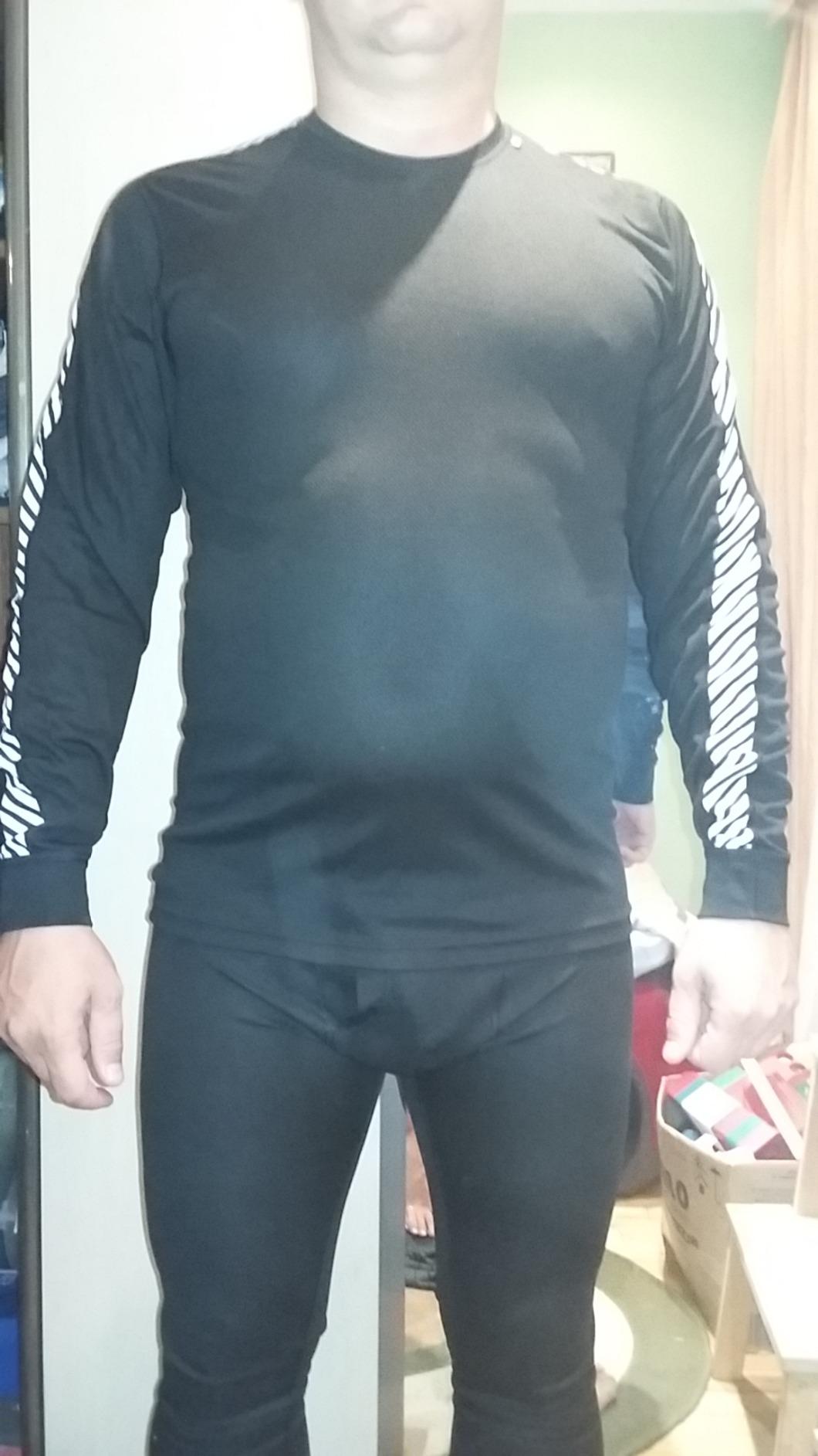 Helly Hansen Men's Lifa Stripe Crew Lightweight Breathable Moisture Wicking Thermal Baselayer customer photo 1
