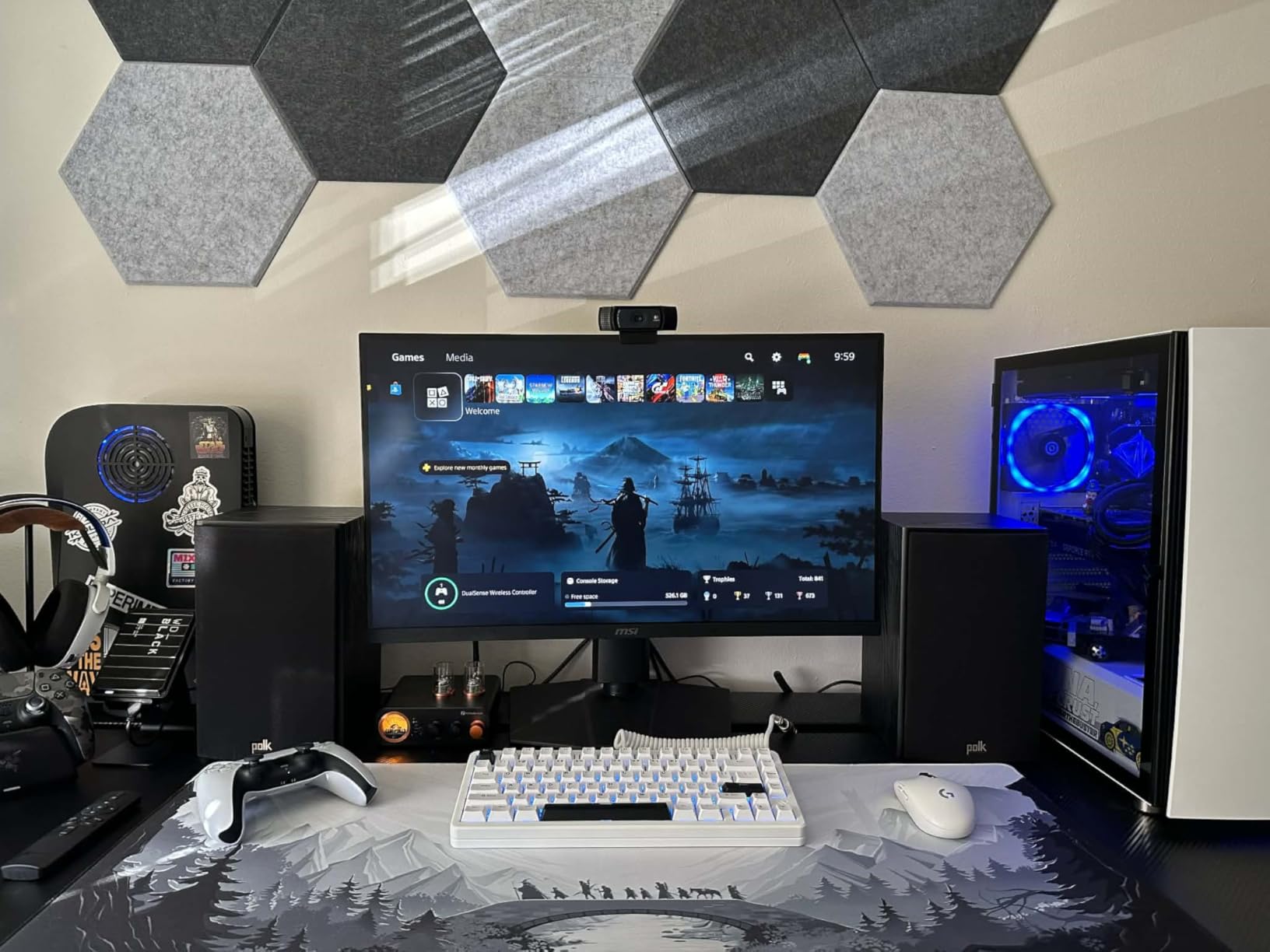 T15 Home Theater and Stereo Bookshelf Speakers - Deep Bass Response, Dolby and DTS Surround, Wall-Mountable, Pair, Black customer photo 1