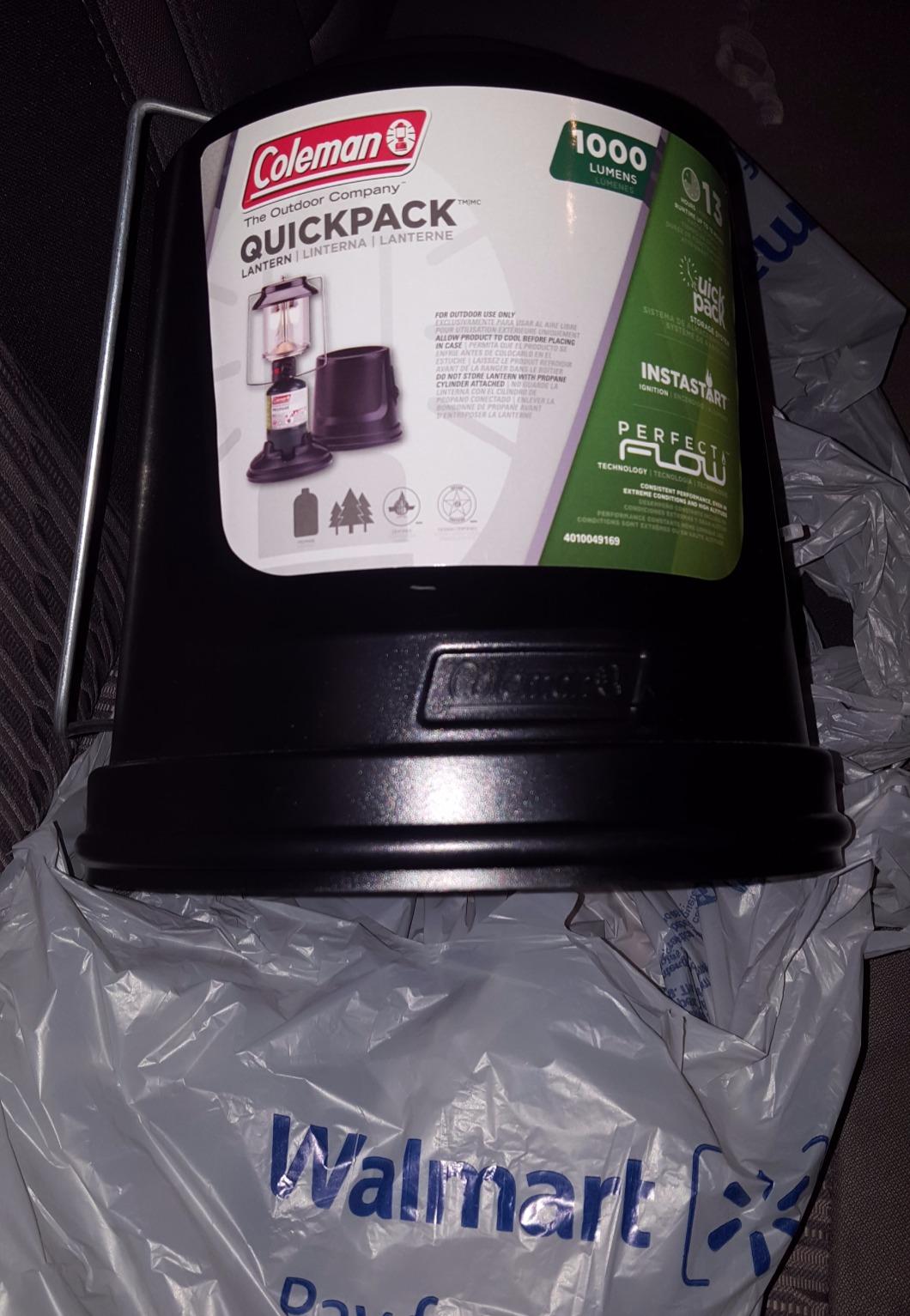 Coleman QuickPack 2-Mantle Propane Lantern with Carry Case 1000 Lumens Lantern with Adjustable Brightness & Push-Button Starter No Matches Needed Great for Camping Power Outage & More customer photo 1