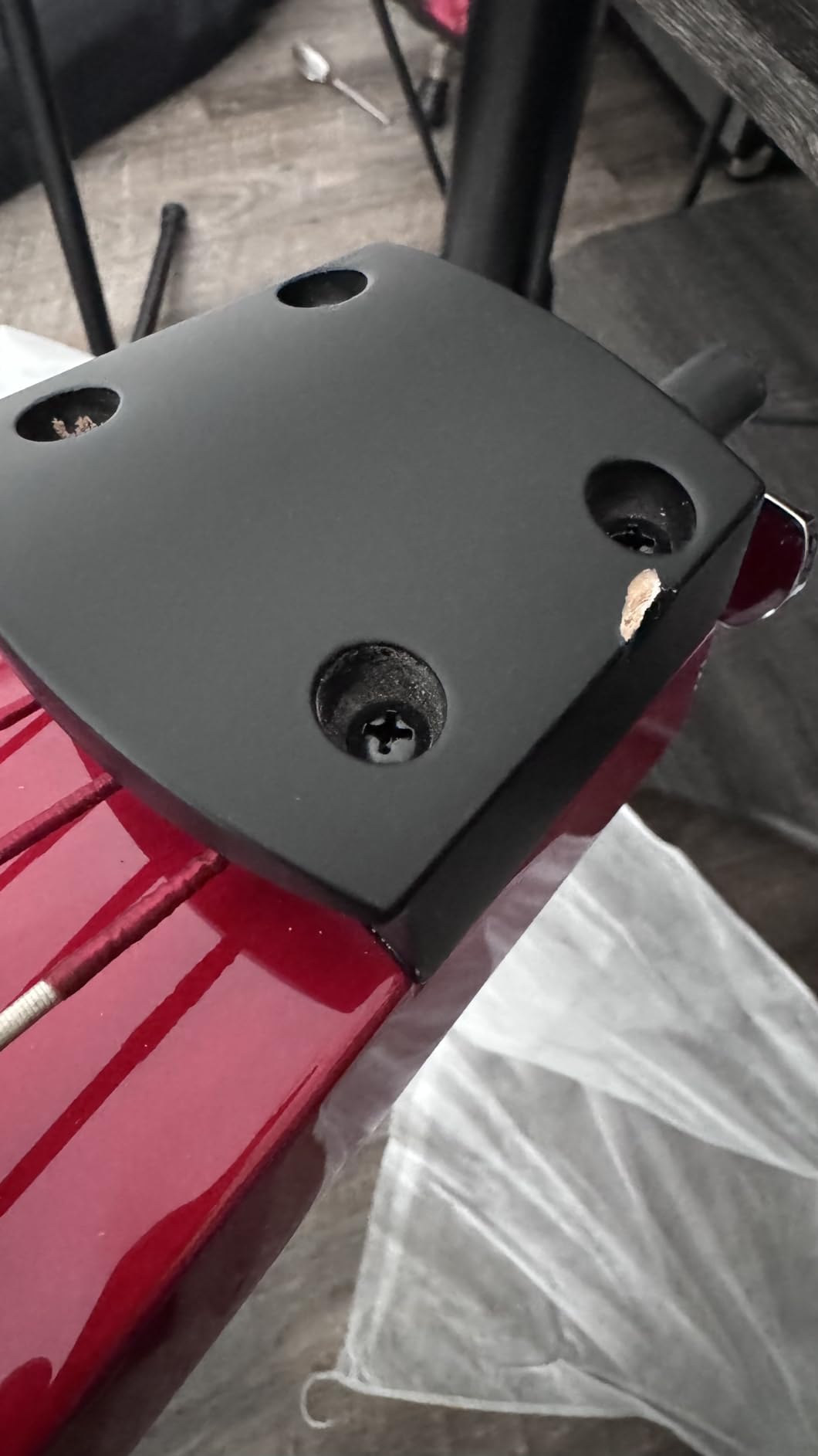Stagg EDB-3/4 H Electric 3/4 Size Double Bass with Gigbag Included - Honey customer photo 2