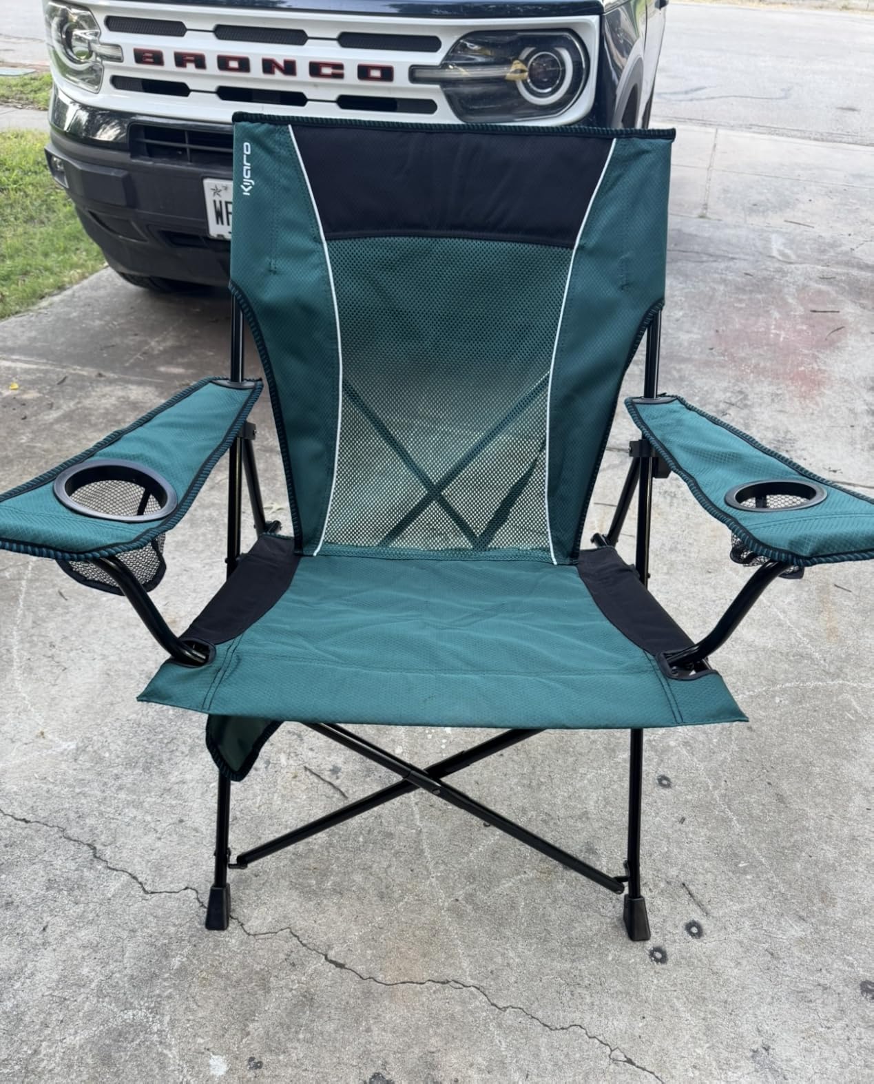 Kijaro Dual Lock Chair Color: Victoria Desert Orange customer photo 2