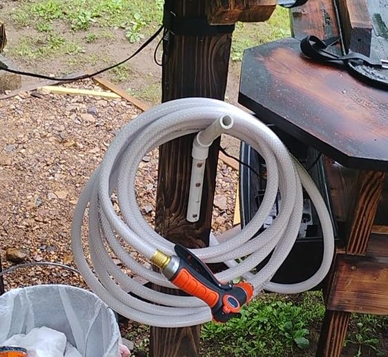Camco TastePURE 25-Ft Water Hose - RV Drinking Water Hose Contains No Lead, No BPA & No Phthalate - Features Diamond-Hatch Reinforced PVC Design - 5/8