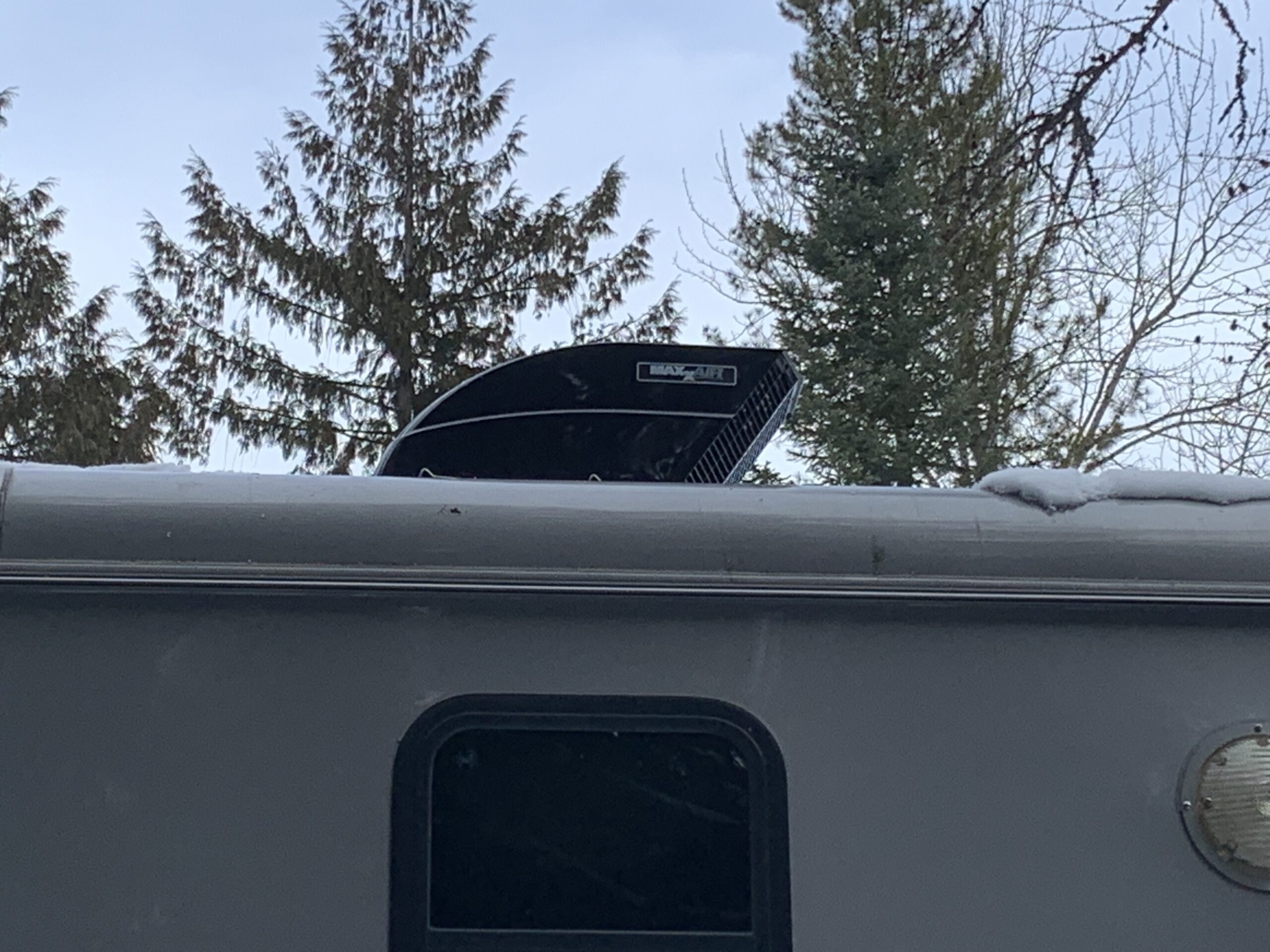 Maxxfan Plus High Powered 10-Speed RV Intake and Exhaust Fan - Manual or Remote Control Electric Opening, Easy Ceiling Controls, Rain Sensor with Automatic Lid Closure, Smoke (00-04500K) customer photo 2