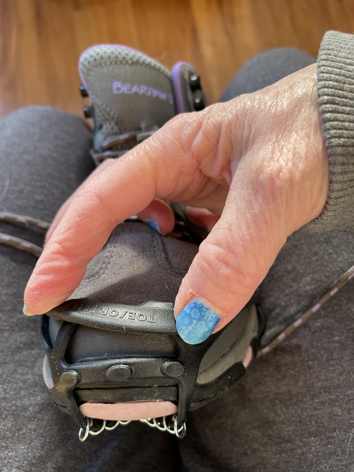 Yaktrax Walk Traction Cleats - 360-Degree Grip on Snow, Ice, & Multi-terrain Surfaces customer photo 2
