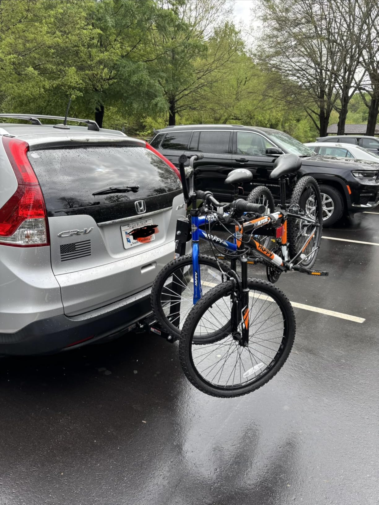 MaxxHaul Hitch Mount 4 Bike Rack 150 lb Capacity Heavy-Duty Swing Down Design customer photo 1