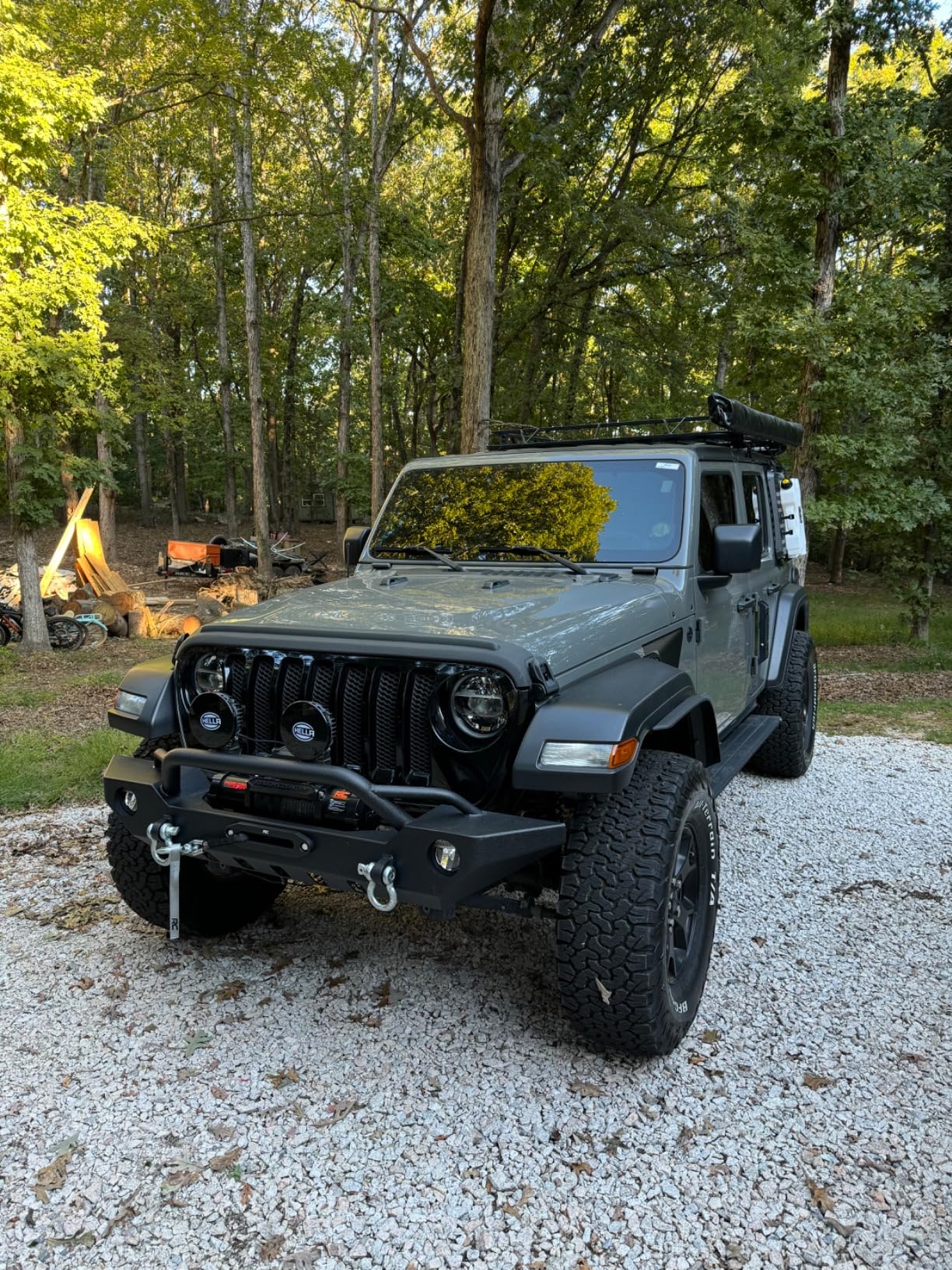 Rough Country 9,500LB PRO Series Winch with Synthetic Rope - 12V Waterproof 5.5HP Electric Winch for Jeeps customer photo 1