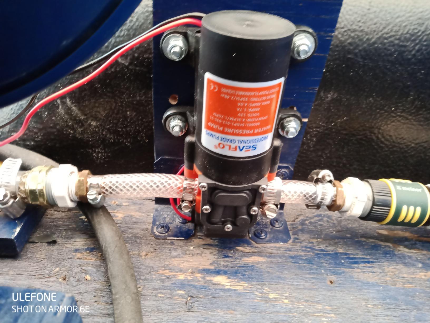 SEAFLO 21-Series Water Pressure Diaphragm Pump - 12V DC, 1.2 GPM, 35 PSI with Adjustable Pressure Switch, Self-Priming, Quiet Operation for RV, Boat, and Off-Grid Applications customer photo 2