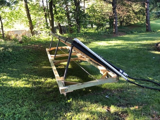 SunHeater Pool Heating System Two 2' x 20' Panels - Solar Heater for Inground and Aboveground Made of Durable Polypropylene, Raises Temperature, 6-10 F, S240U Black customer photo 2