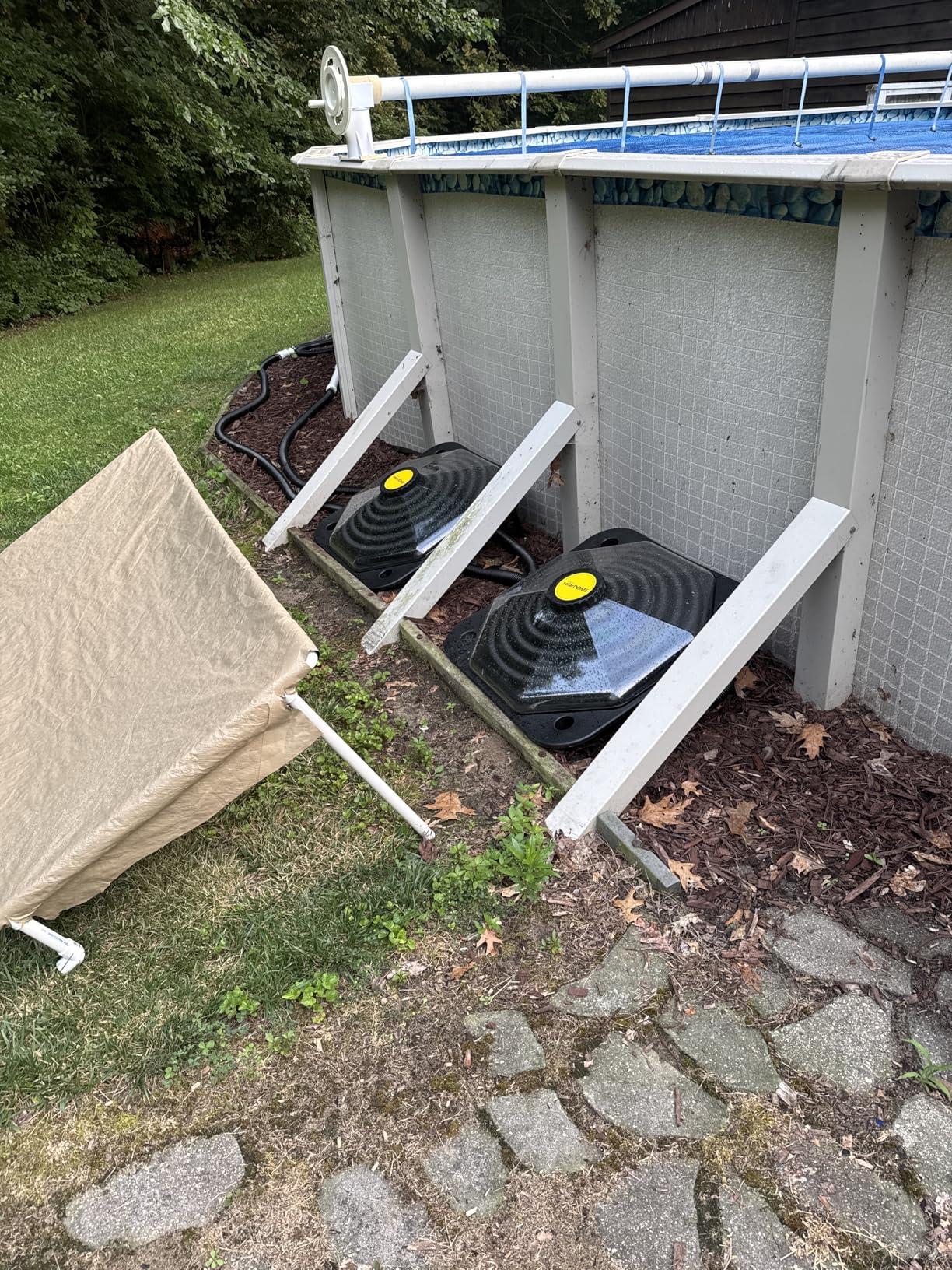 Solar Pool Heater Dome - Black SunCOIL for Above Ground & Intex Pools - Free Connection & Diverter Valve Kit - Fast & Efficient Sun-Powered Heating - 5-Year Warranty customer photo 2