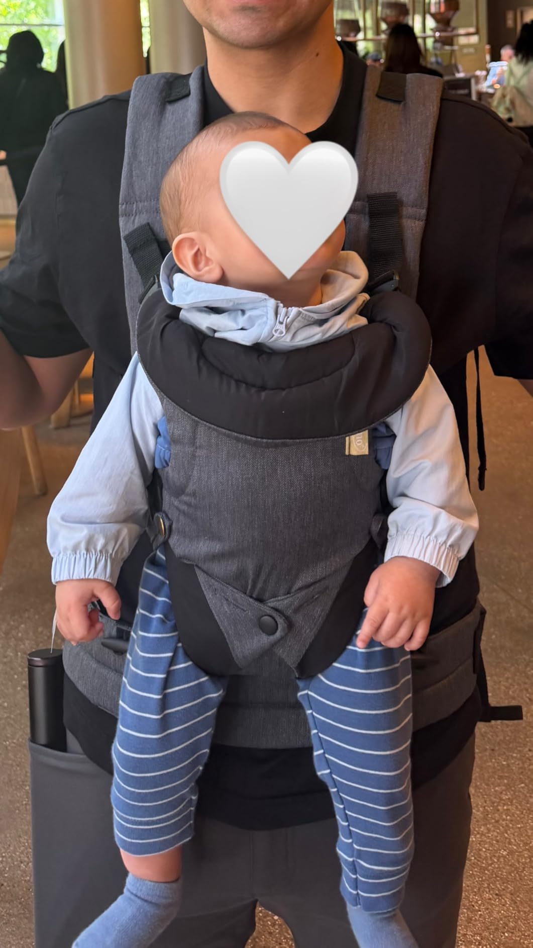 Infantino Flip 4-in-1 Convertible Baby Carrier, Adjustable, Ergonomic Babywearing, Registry Essential, Baby Carrier for Newborn to Toddler, Gray customer photo 1
