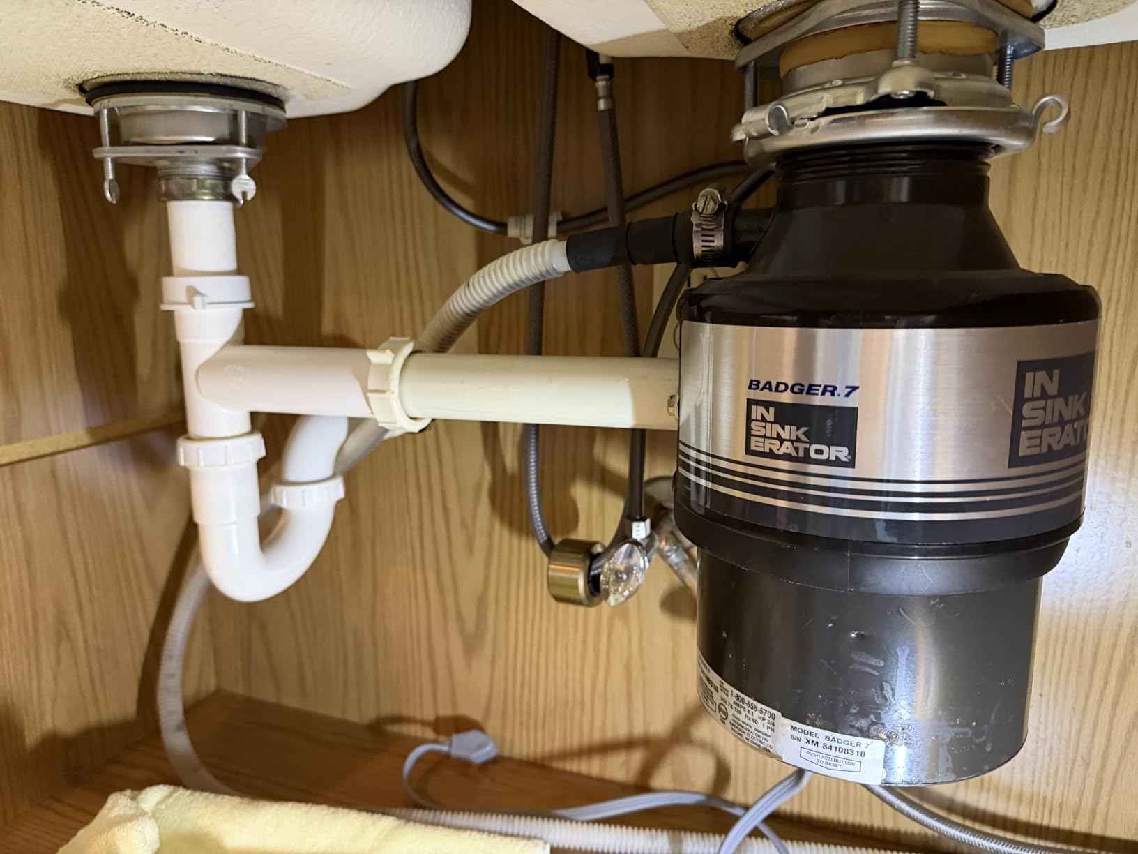 InSinkErator Badger 5 Garbage Disposal with Power Cord, Standard Series 1/2 HP Continuous Feed Food Waste Disposer customer photo 2