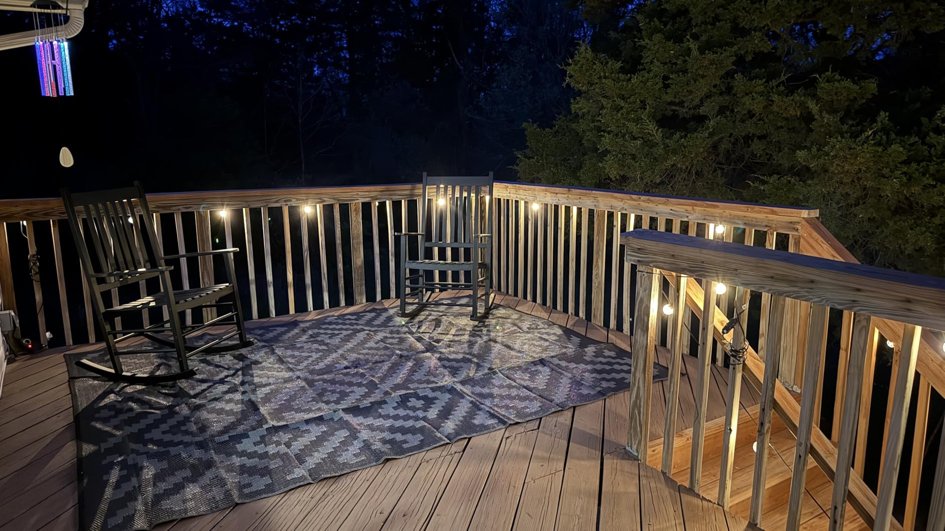 Brightown Outdoor String Lights 29 Feet G40 LED Patio Lights, Plug-in, 13 Plastic Edison Bulbs(1 Spare), Waterproof Connectable Hanging Light for Backyard Porch Balcony Party Decor customer photo 2