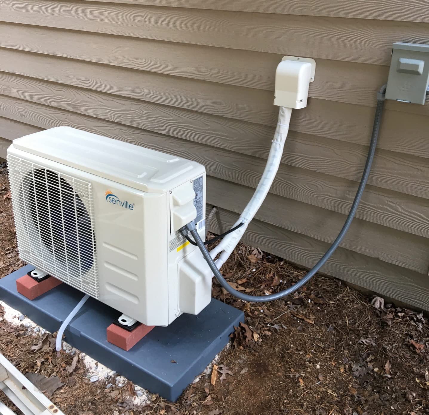 Senville LETO Series Mini Split Air Conditioner Heat Pump, 9000 BTU 110/120V, Inverter, Works with Alexa, SEER2 21.5 customer photo 1