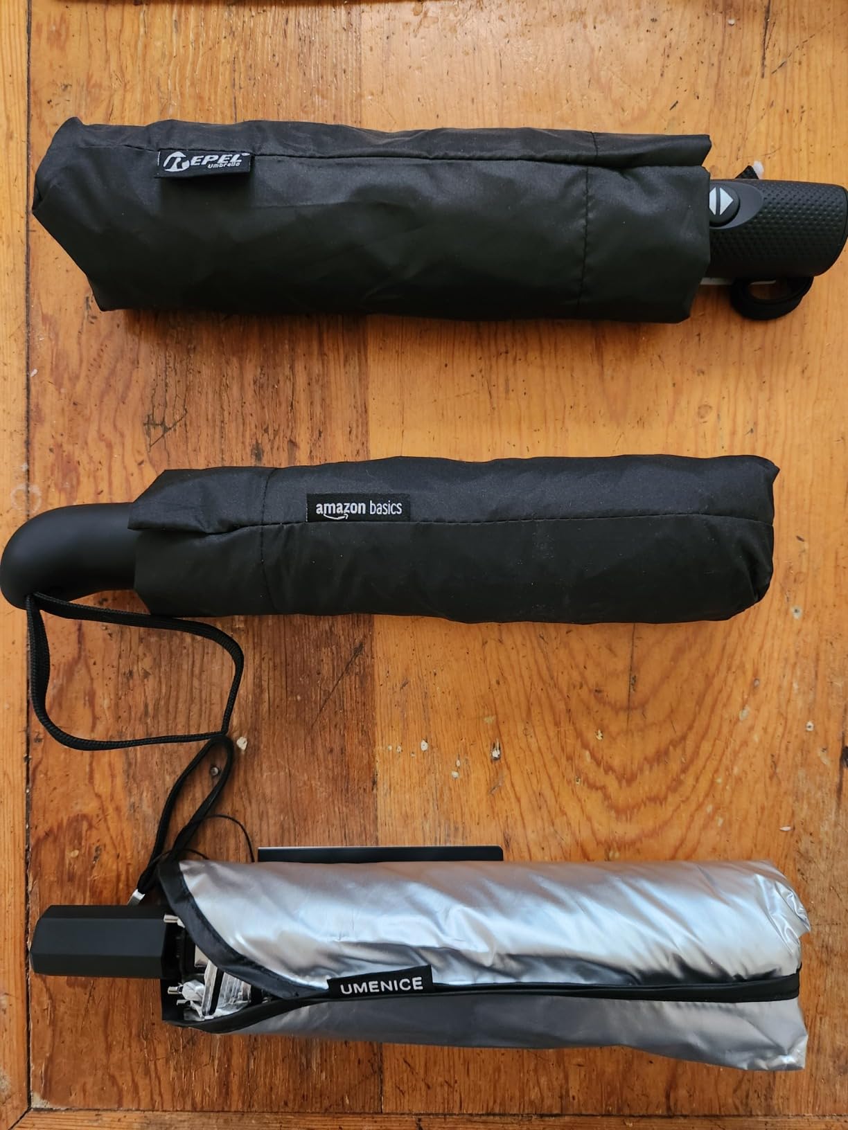 REPEL Windproof Travel Umbrella - Compact & Withstands Winds up to 85MPH, Strongest Premium Auto Folding Umbrella for Rain and Sun - Durable, Light & Portable for Women & Men, Fits Backpack & Cars customer photo 1