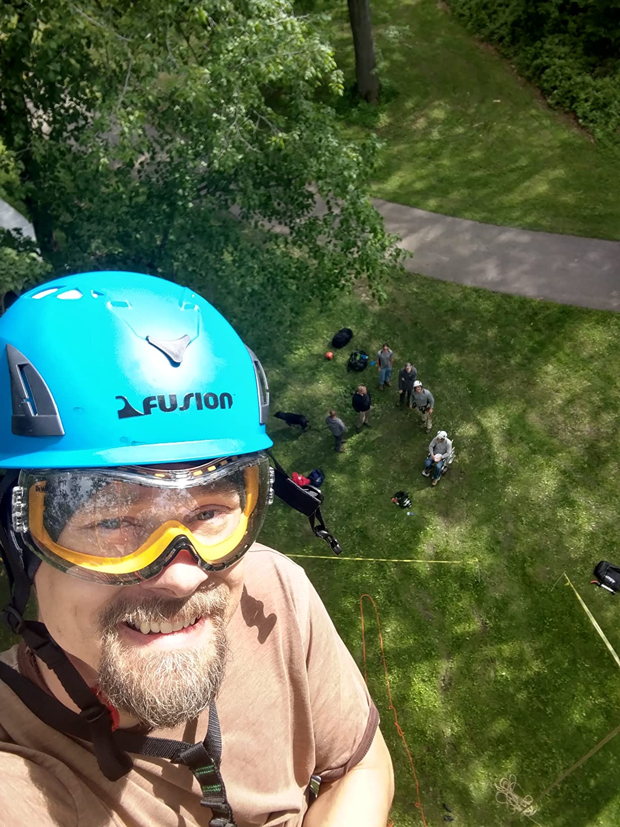 Fusion Climb Meka II Climbing and Zipline Safety Helmet customer photo 2