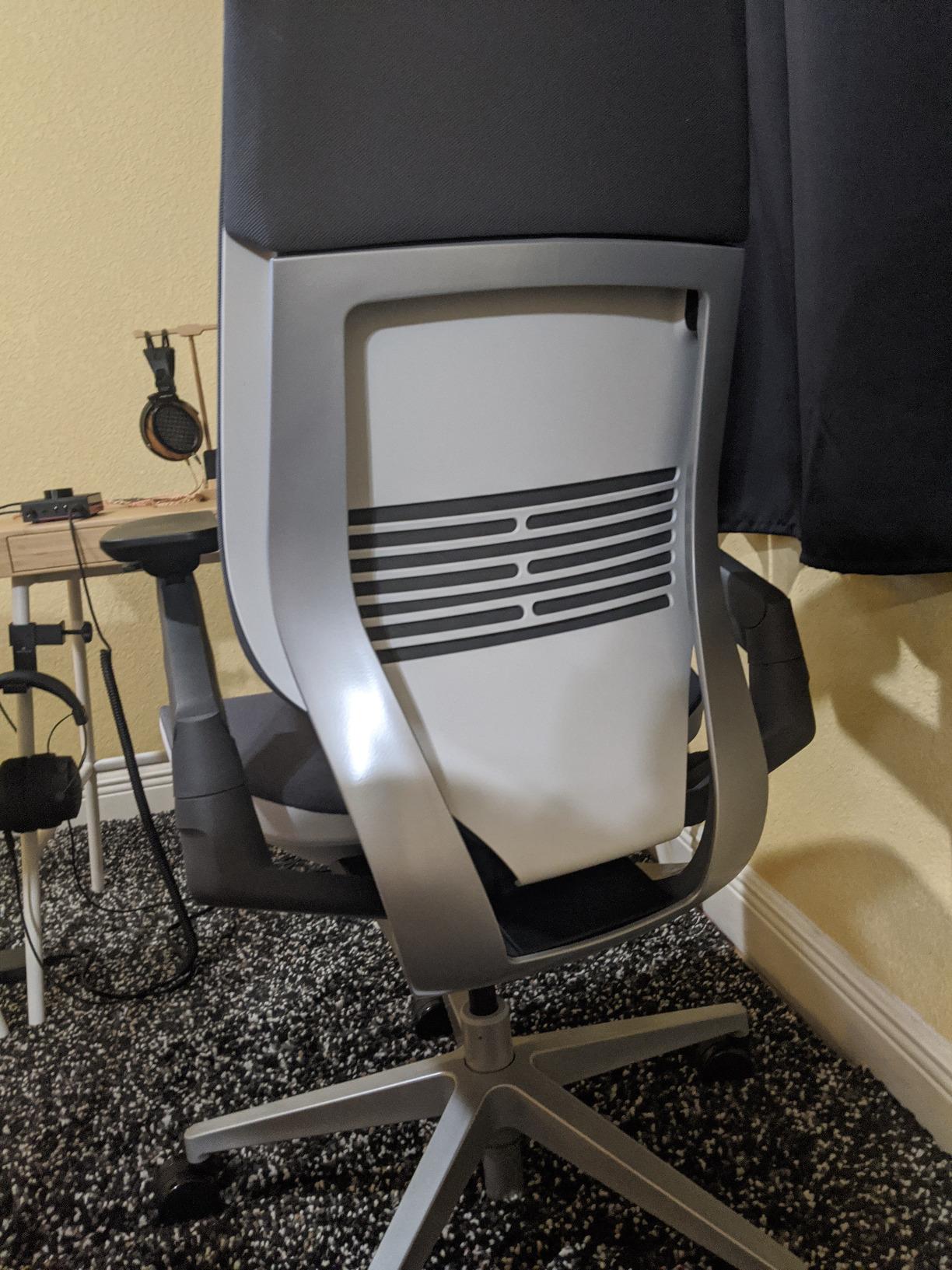 Steelcase Gesture Office Chair - Ergonomic Work Chair with 360-Degree Arms - Licorice Fabric customer photo 2