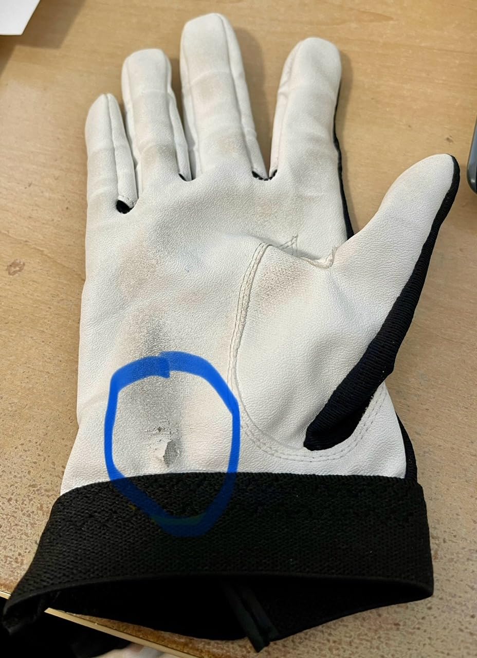 Python Vintage Synthetic Racquetball/Pickleball Glove - Right or Left Hand for Men & Women - Elasticized Network Back for snug fit and Cool Comfort customer photo 1