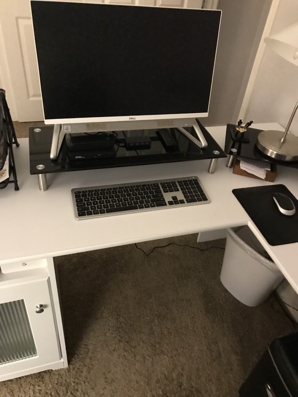 Bush Home Cabot 60W L Shaped Computer Desk with Storage in Heather Gray, 60-inch Corner Table with Drawers for Home Office Workspace customer photo 2