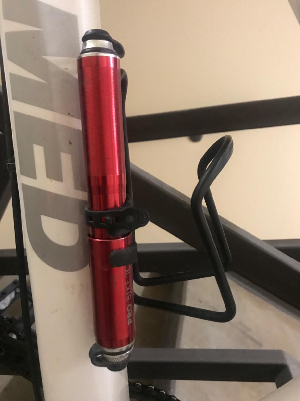 Pro Bike Tool Mini Bike Pump - Compact and Portable Bicycle Tire Pump for Fast Inflation - Compatible with Presta and Schrader Valves - Lightweight and Durable Design customer photo 1