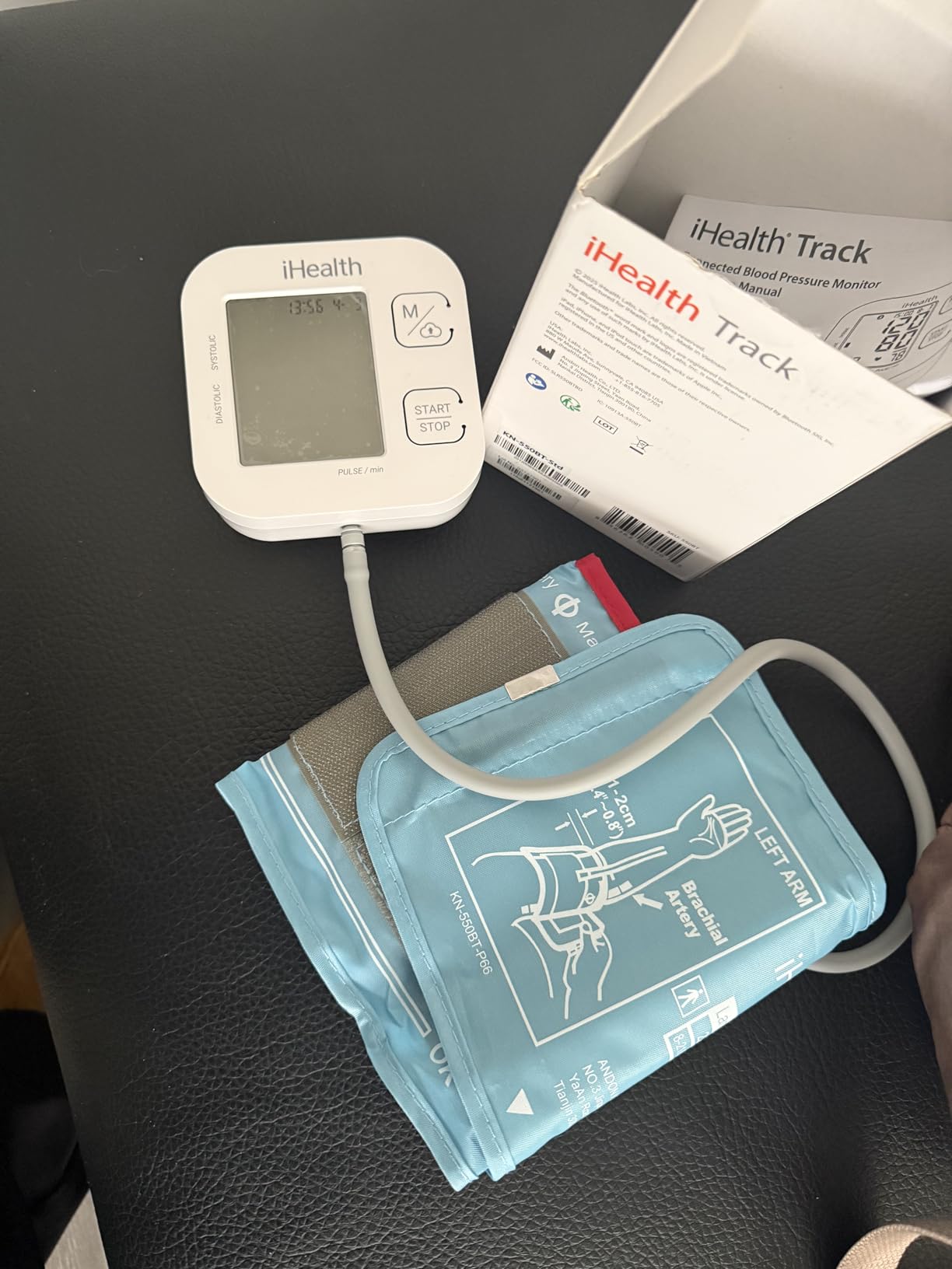 iHealth Track Smart Upper Arm Blood Pressure Monitor with Wide Range Cuff, Bluetooth Compatible for iOS & Android Devices customer photo 1