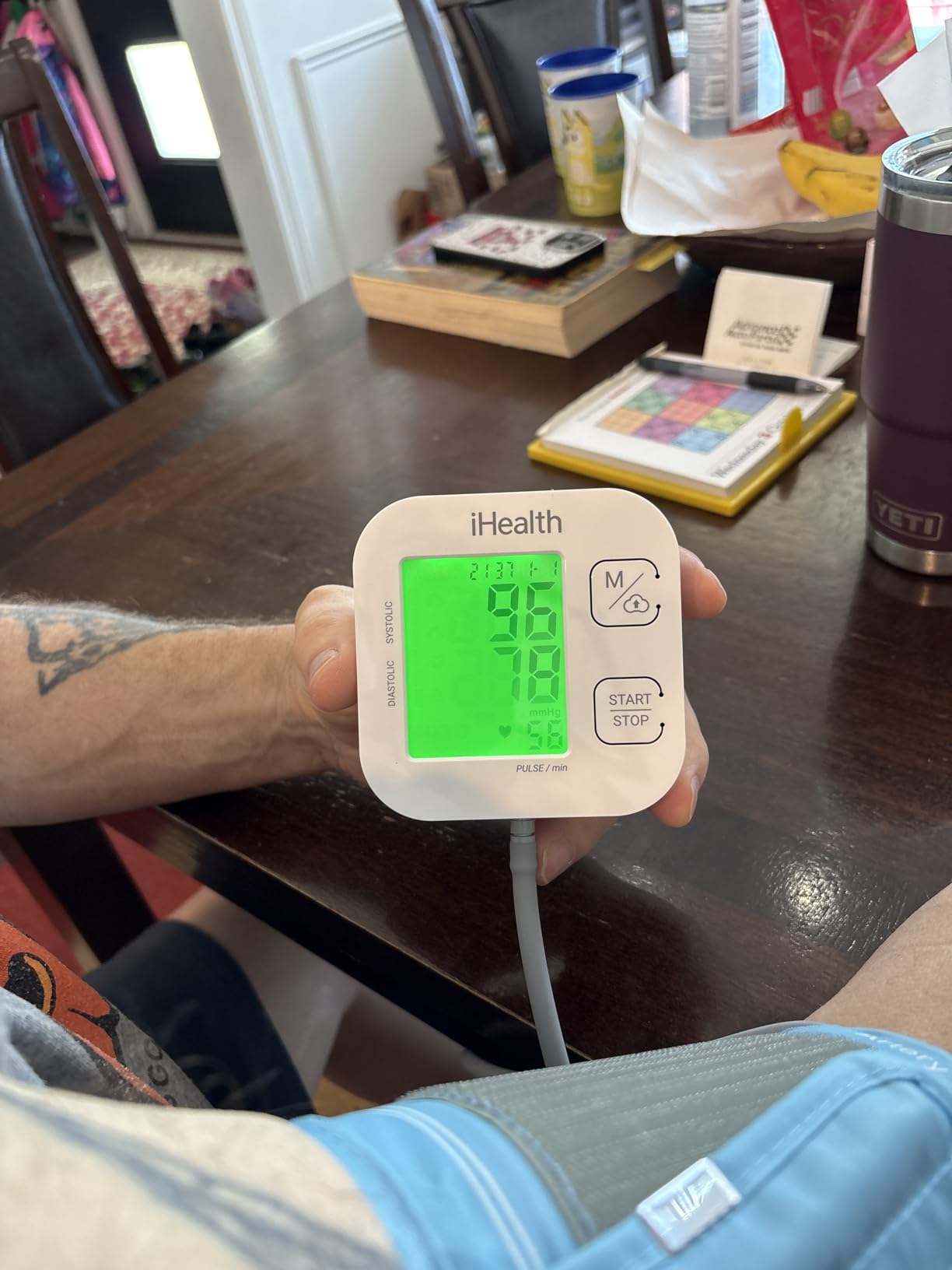 iHealth Track Smart Upper Arm Blood Pressure Monitor with Wide Range Cuff, Bluetooth Compatible for iOS & Android Devices customer photo 2