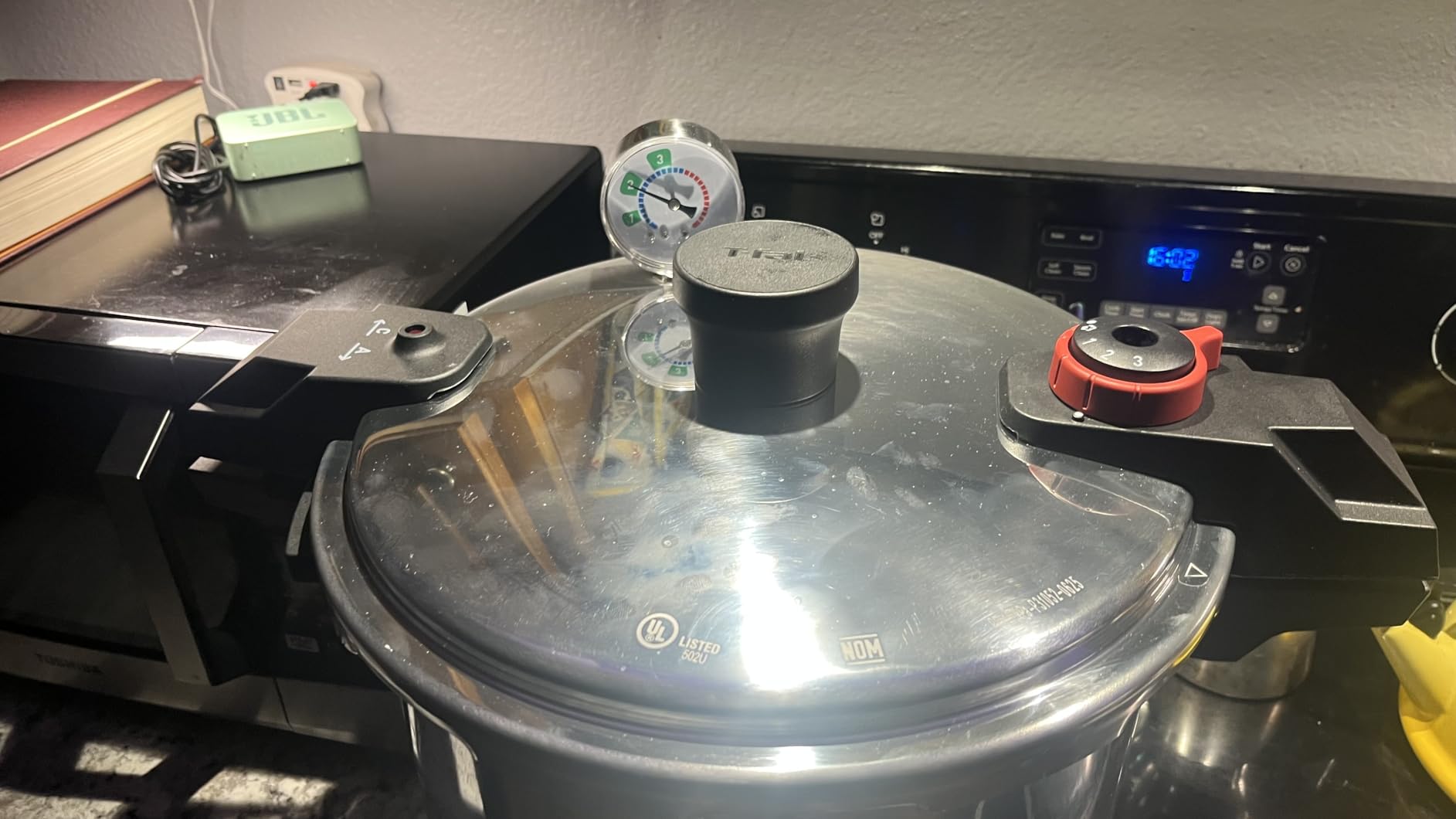 T-fal 22-Quart Aluminum Pressure Canner, 3 PSI Settings, Home Canning, Includes Racks & Canning Guide customer photo 1