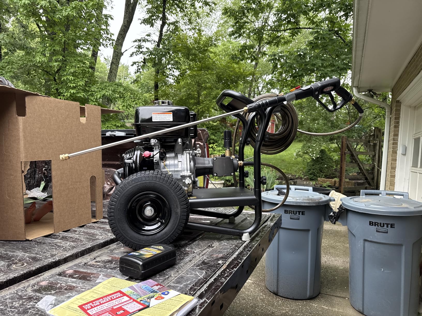 Simpson 4400 PSI Gas Pressure Washer, 4.0 GPM Commercial Power Washer, Cold Water, 50' Hose, PowerShot, 49-State Compliant (PS60843) customer photo 1