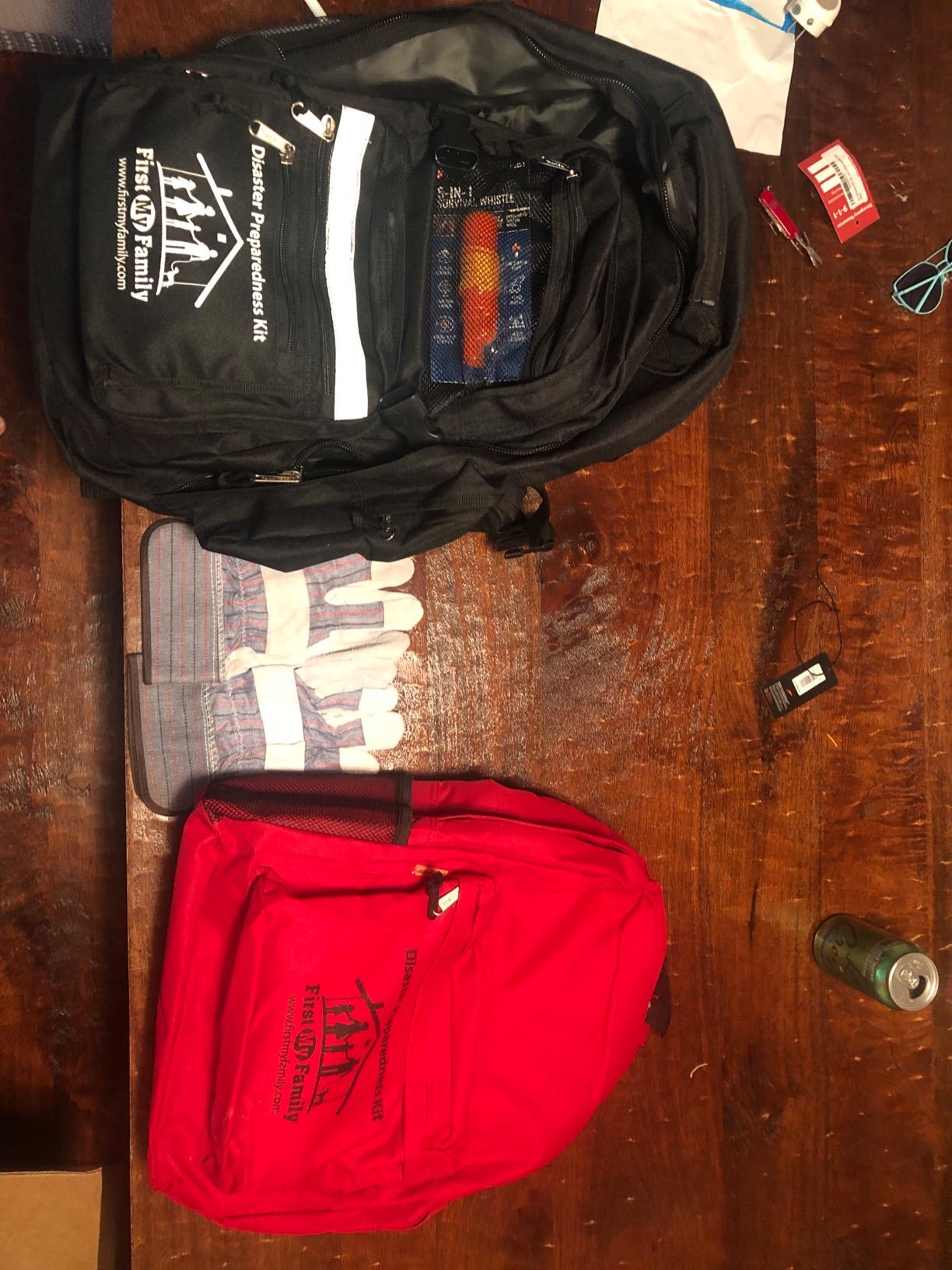 First My Family All-in-One Premium 2-Person Emergency Survival Kit | Hurricane & Earthquake Preparedness Supplies | Disaster Backpack with 72-Hour Survival Gear, First Aid, and More customer photo 1