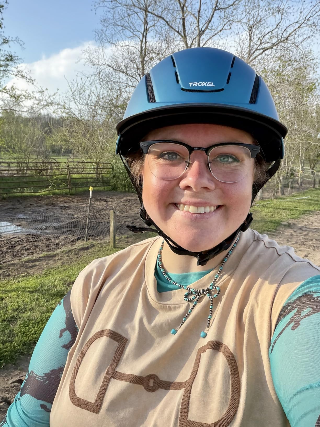 Troxel Spirit Duratec Full Coverage Horse Riding Helmet, Adjustable Fit customer photo 2