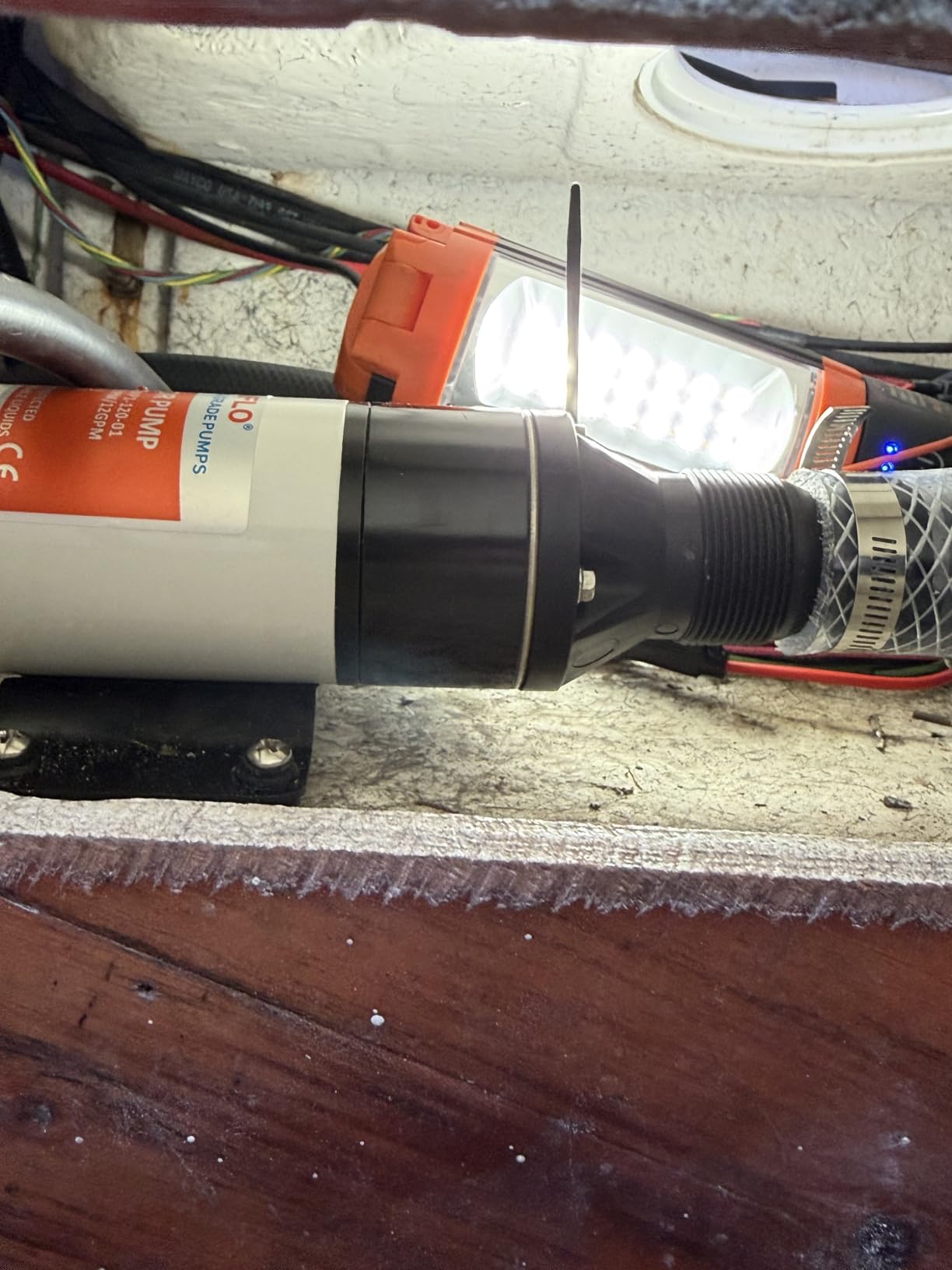 SEAFLO 01 Series Macerator Pump - 12V, 12 GPM (45 LPM) Open Flow, Self-Priming, Anti-Clog, Run-Dry, Heavy-Duty for RV, Boats, Yachts, Camper, & Marine, CE & Rohs Certified, 4-Year Warranty customer photo 2