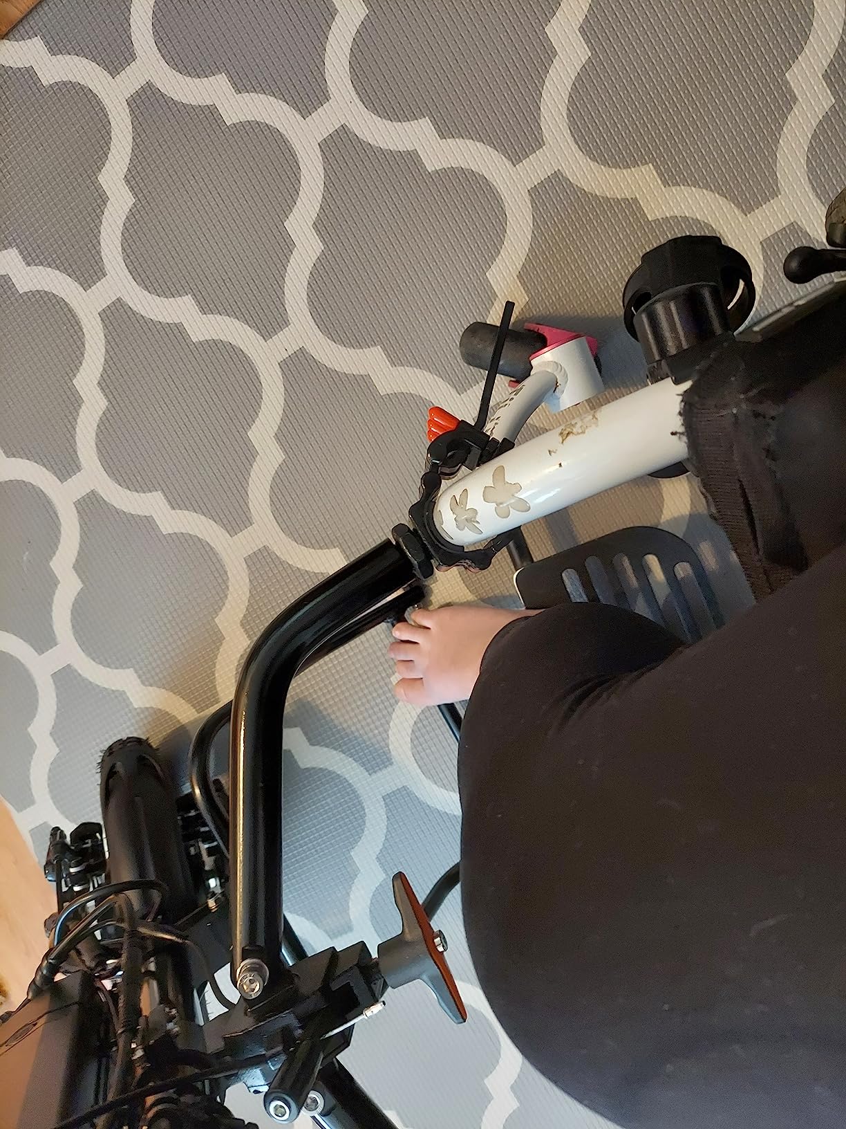 Electric Wheelchair Handcycle Wheelchair Attachment 36V 250W with 10.4Ah Battery customer photo 2