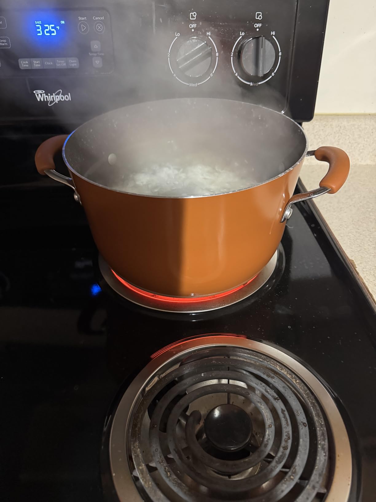 Rachael Ray Cucina Nonstick Cookware Pots and Pans Set, 12 Piece, Sea Salt Gray customer photo 1