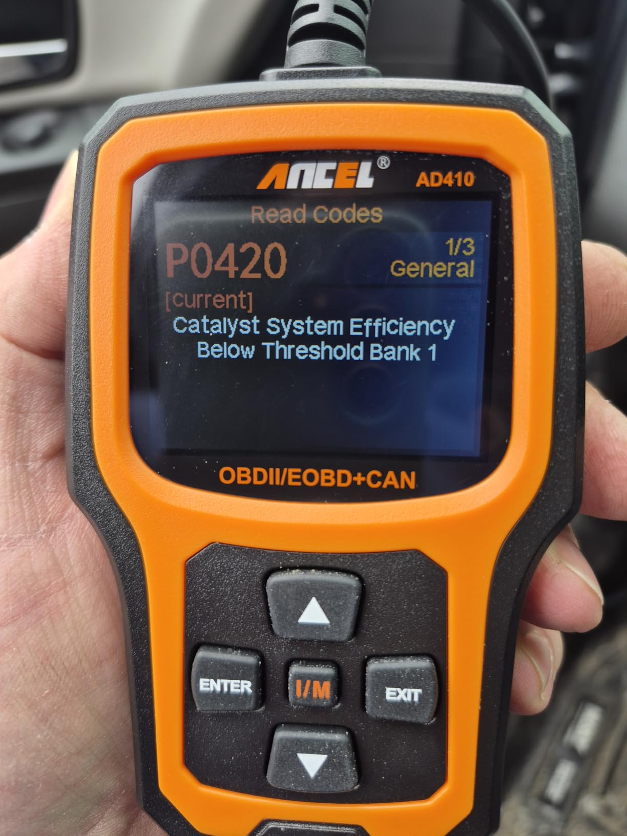 ANCEL AD410 Enhanced OBD2 Scanner, Vehicle Code Reader for Check Engine Light customer photo 2