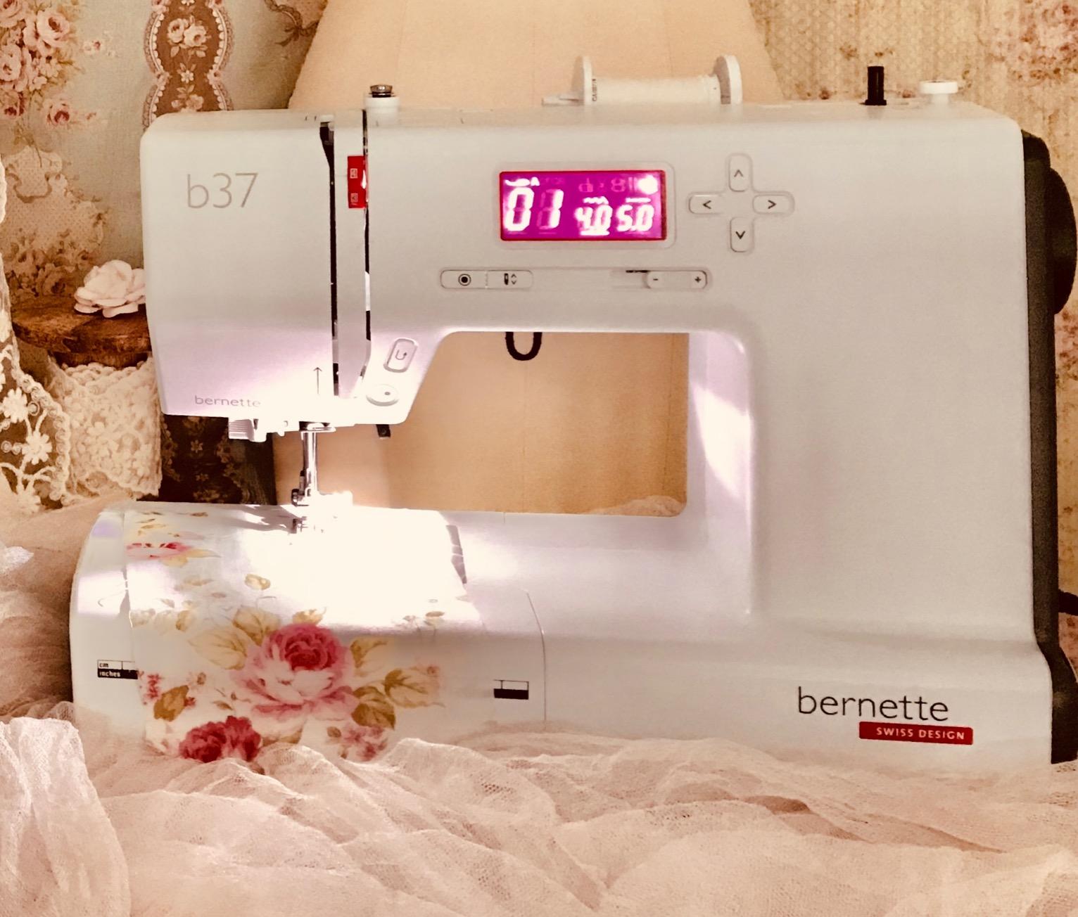 Bernette B37 Computerized Sewing Machine with LCD Display | Advanced Sewing & Quilting | 50 Stitches, One-Step Buttonhole, Automatic Needle Threader, Free Arm, LED Light | Adjustable Stitches customer photo 2