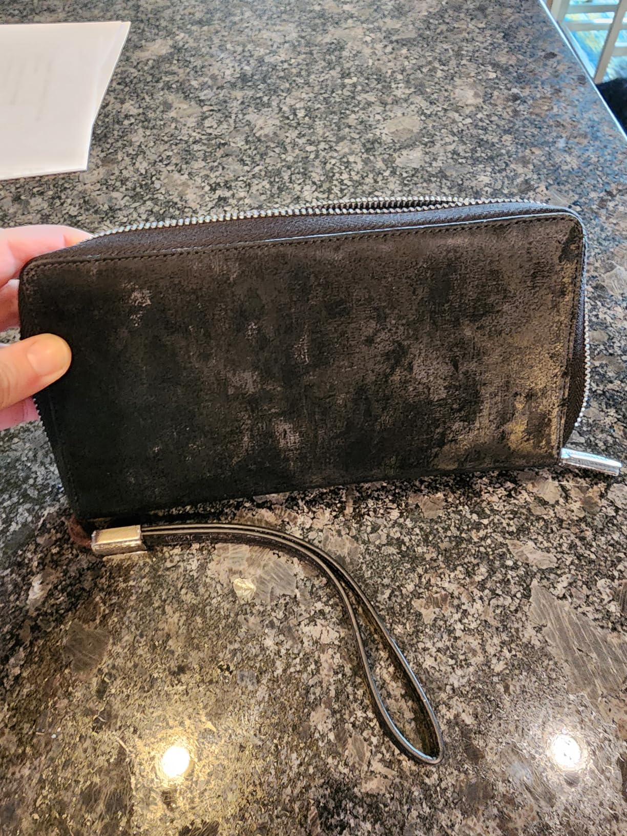 Women RFID Blocking Wallet Leather Zip Around Phone Clutch Large Capacity Ladies Travel Purse Wristlet customer photo 1
