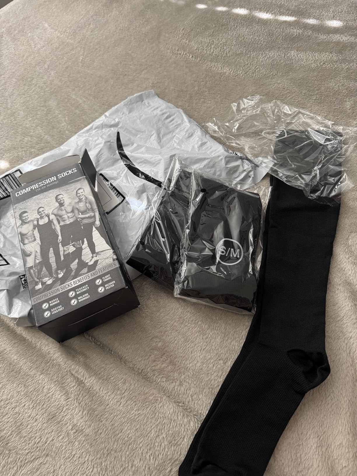 3 Pack Medical Compression Sock-Compression Sock For Women and Men Circulation -Best for Running,Nursing,Athletic Sports customer photo 2