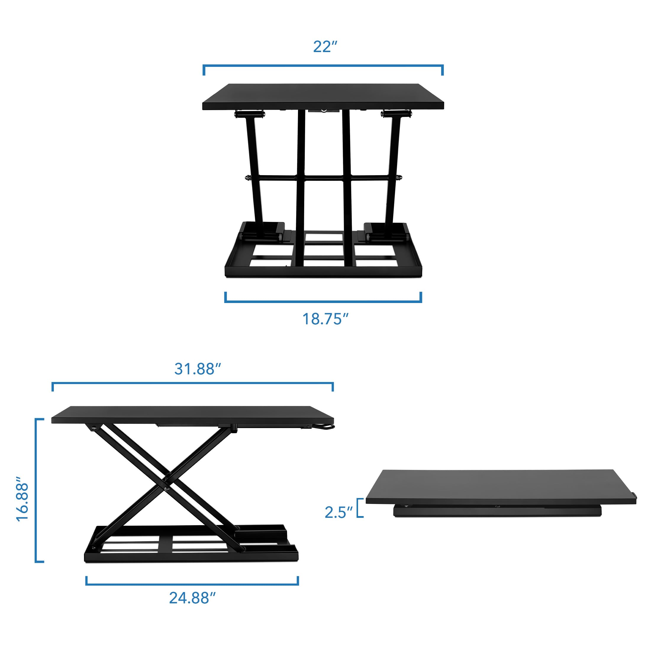 Mount-It! Standing Desk Converter 32