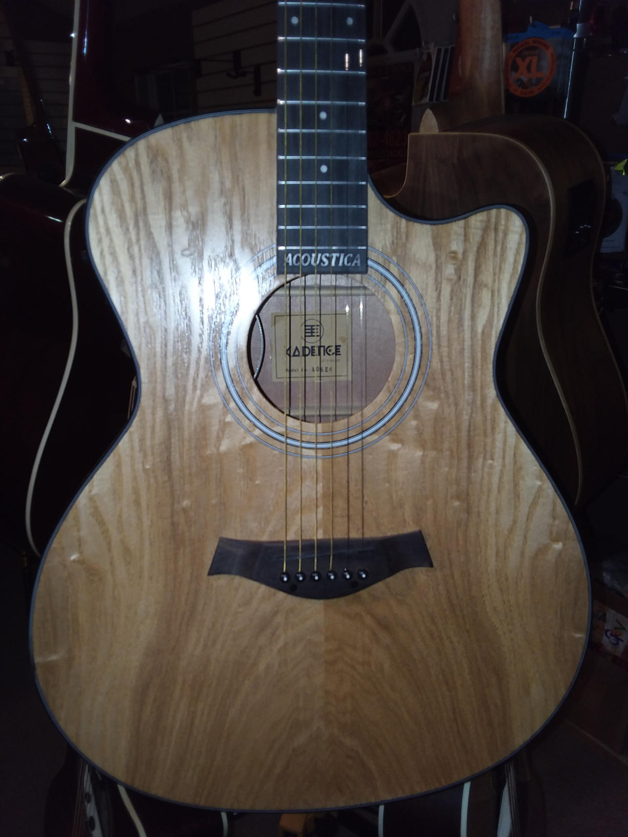 Kadence Acoustica Series Acoustic Electric Guitar - Electric Acoustic Guitar (Ash Wood) - Semi Acoustic Guitar with Pickup & Inbuilt Tuner customer photo 2