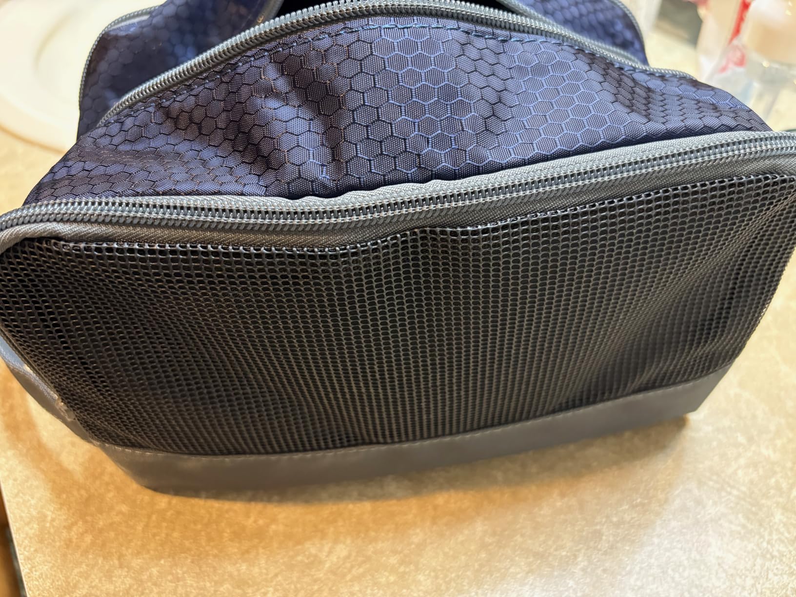 Gonex Travel Toiletry Bag Nylon, Shaving Bag Toiletry Organizer Green customer photo 1