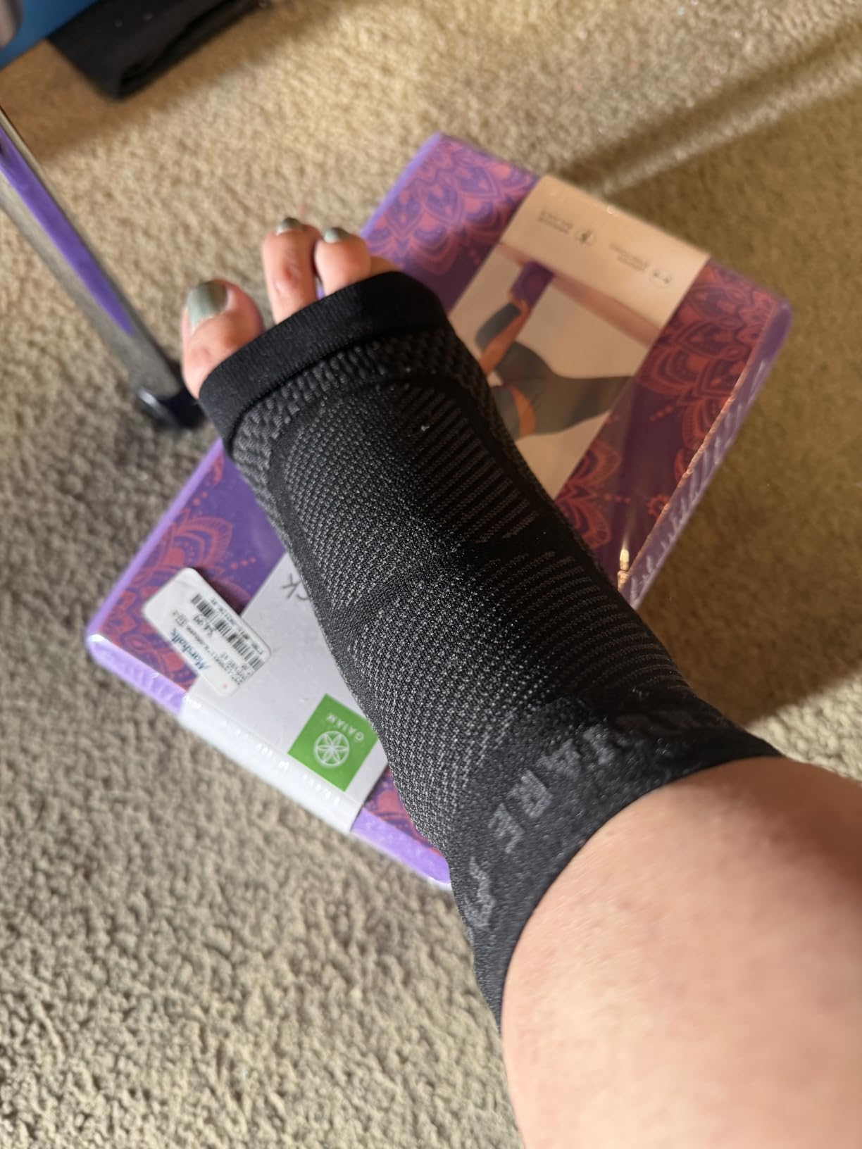 TechWare Pro Ankle Brace Compression Sleeve - Plantar Fasciitis Sock. Relieves Achilles Tendonitis. Foot Arch Support Reduces Joint Pain, Swelling & Heel Spur Pain. Injury Recovery Braces for Sports customer photo 2