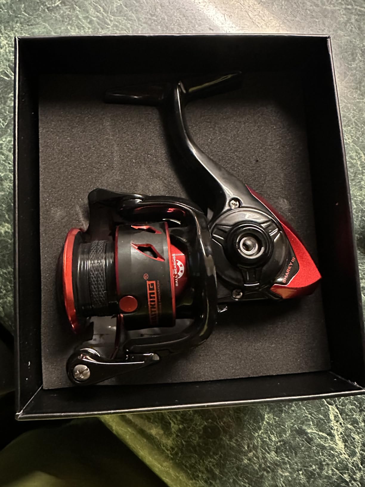 KastKing Sharky Spinning Reel - 5.2:1 & 6.2:1 Gear Ratios, Carbon Fiber Drag 33-39.5LB, 10+1 Stainless Bearings, Lightweight Nylitech Body customer photo 2