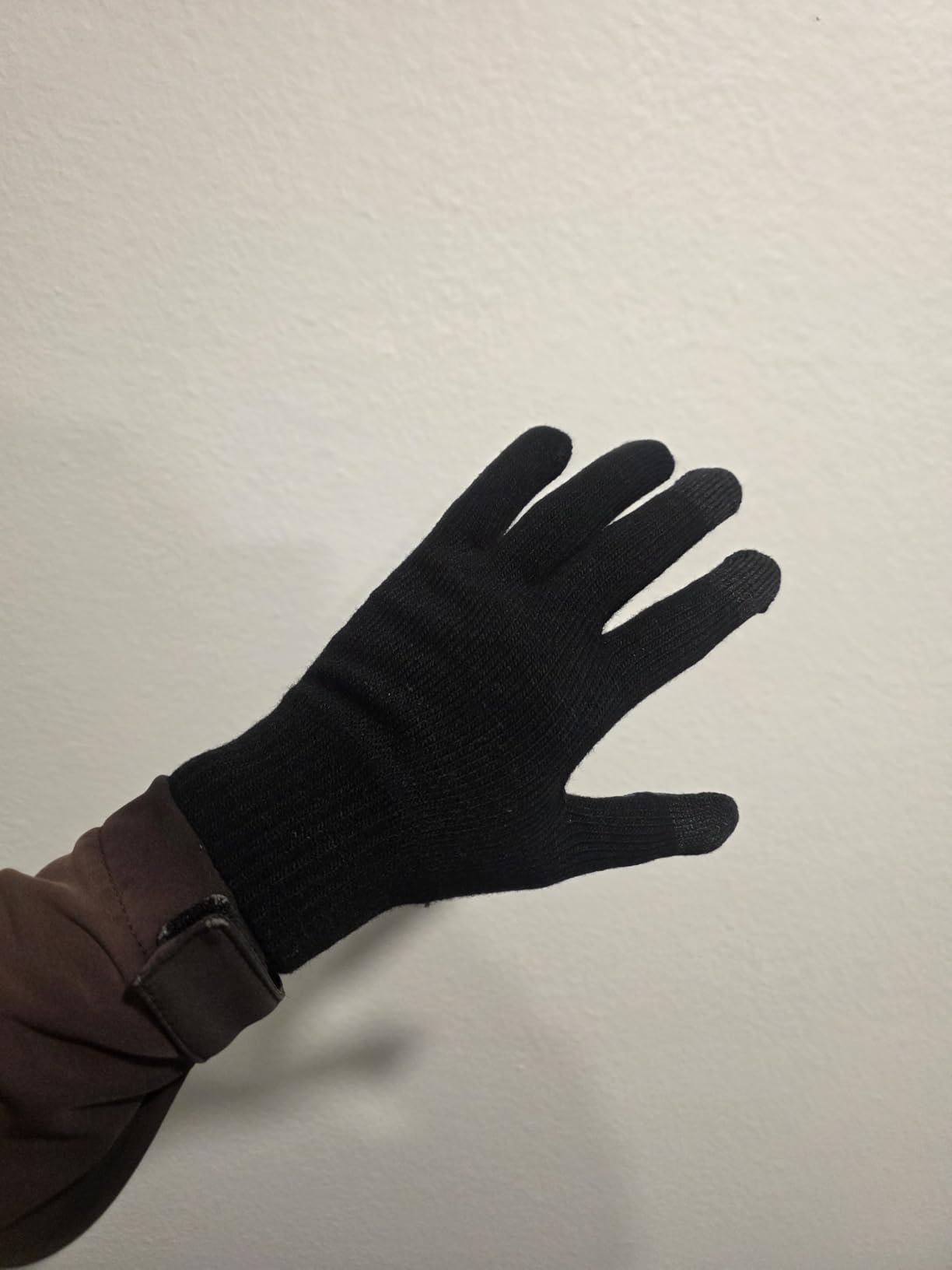 Achiou Winter Gloves, Glove for Men Women, Upgraded Touch Screen Texting Warm Running with Thermal Soft Knit Lining customer photo 2