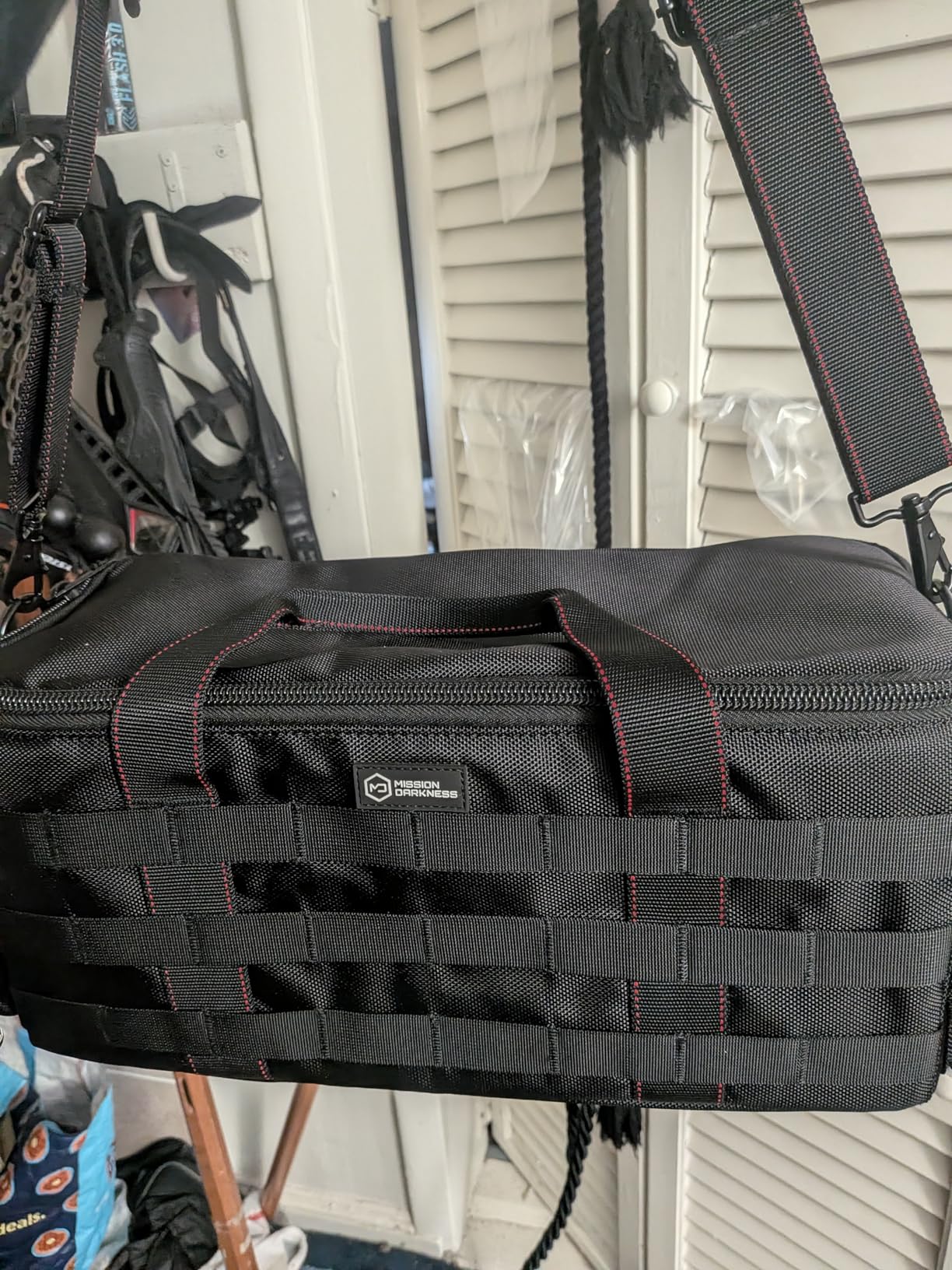 Mission Darkness Padded Utility Faraday Bag - Tactical Gear Bag with MOLLE Webbing and RF Signal Blocking Liner - Shields Delicate Electronics (Night Vision Goggles, Scopes, Cameras, Optics, Phones) customer photo 1